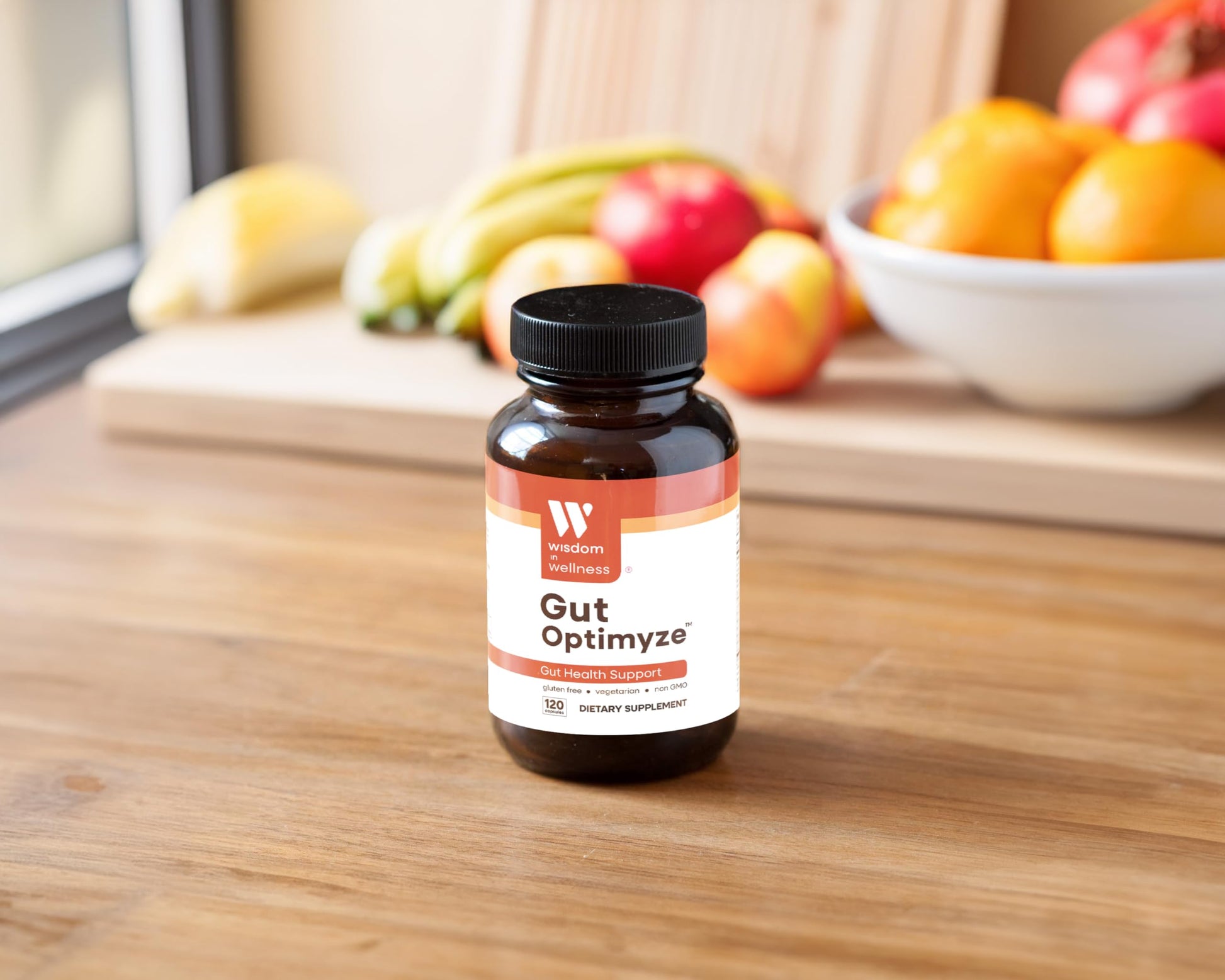 Wisdom In Wellness Gut Optimyze - 120 Digestive Health Capsules - Vitamins & Probiotics for Gut Health - Complete for Men & Women - Digestive Gut Health Pills - Healthy Gut Probiotics Wisdom In Wellness uk supplements