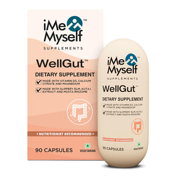 iMeMyself WellGut Daily Herbal Supplement | Traditional Herbs with Minerals & Probiotics 90 Vegan Capsules iMeMyself uk supplements