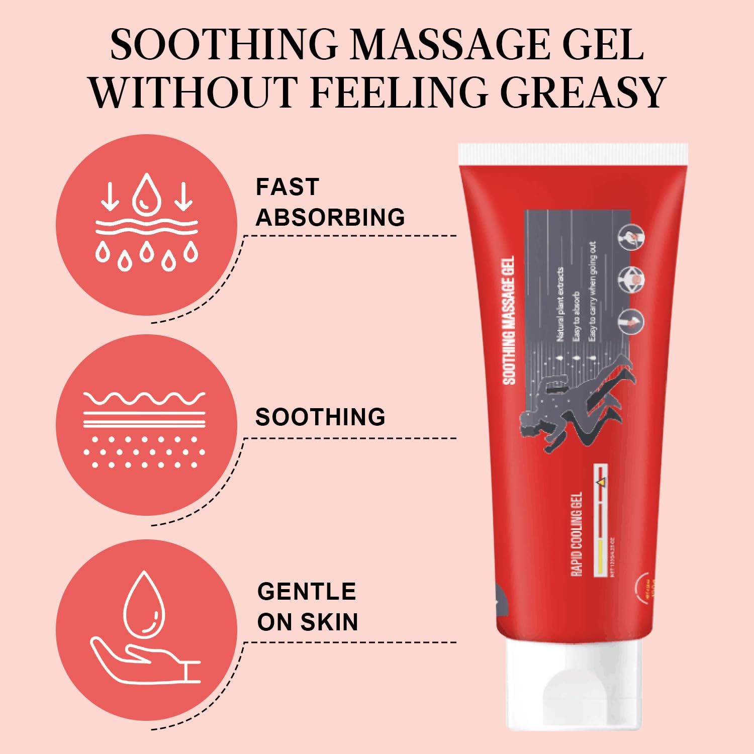 Joint Gel, Soothing Massage Cream, Joint Soothing Comfort Gel for Back, Neck, Keen, Muscle, and Foot, Absorb Quickly, Natural and Non-Greasy, 4.23OZ Josmon uk supplements