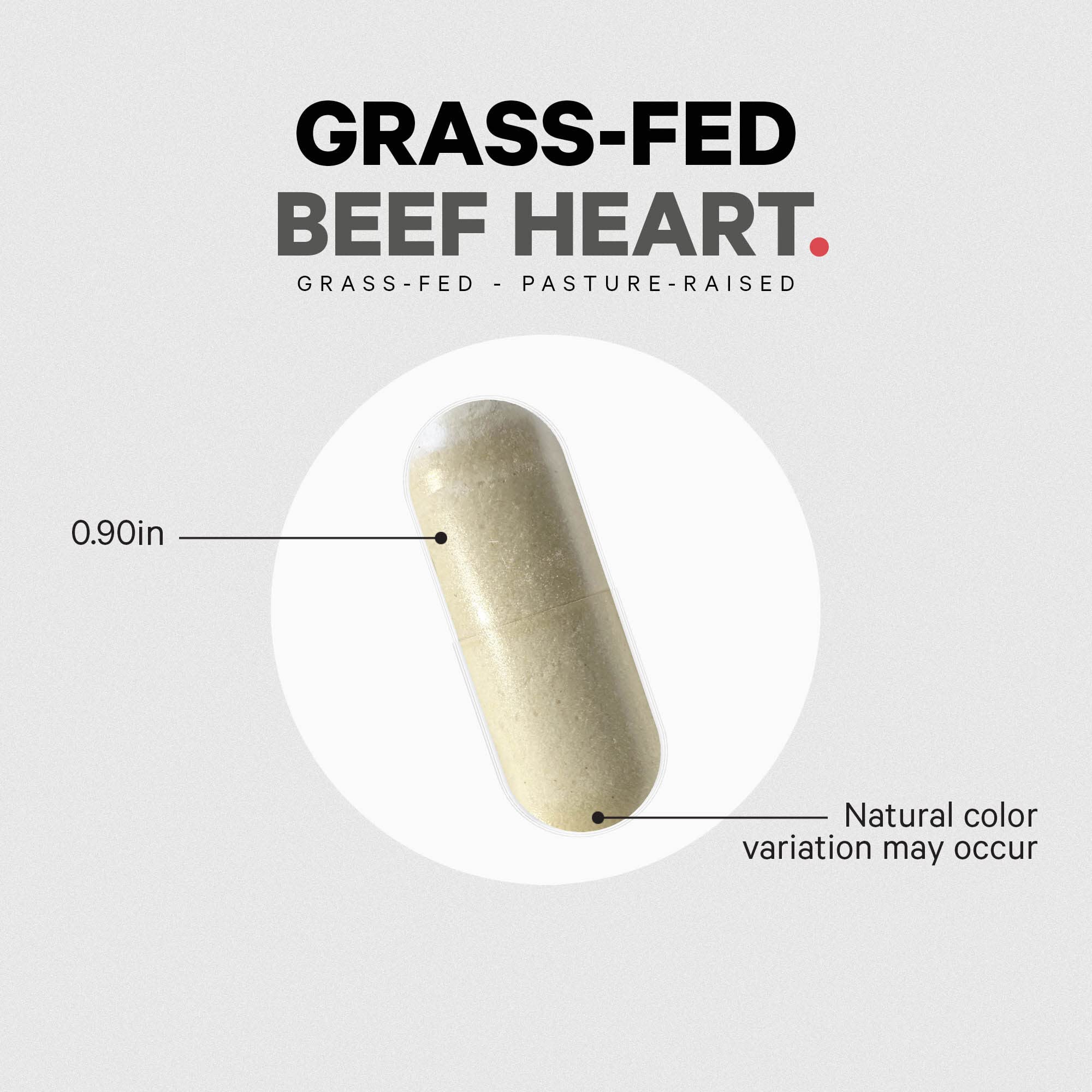 Codeage Grass Fed Beef Heart Supplement - Freeze Dried, Non-Defatted, Desiccated Glandular Supplements - Bovine Meat & Liver Pills - Beef Vitamins for Heart - Non-GMO -180 Capsules Codeage uk supplements