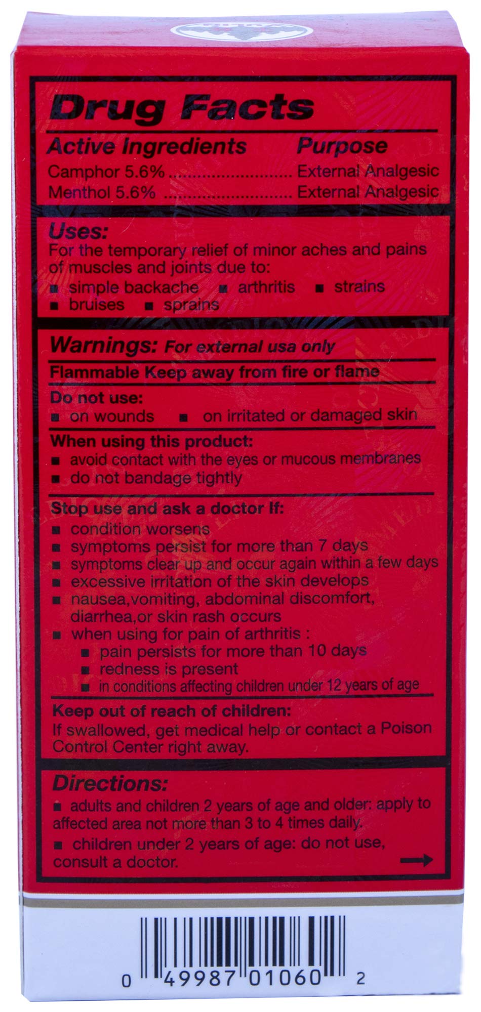 ZHENG GU SHUI - External Analgesic Lotion, 3.4 Oz Solstice Medicine Company uk supplements