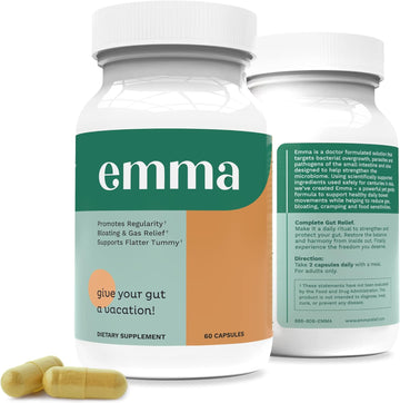 Emma Gut Health - Gas and Bloating Relief, Constipation, Leaky Gut Repair Emma uk supplements