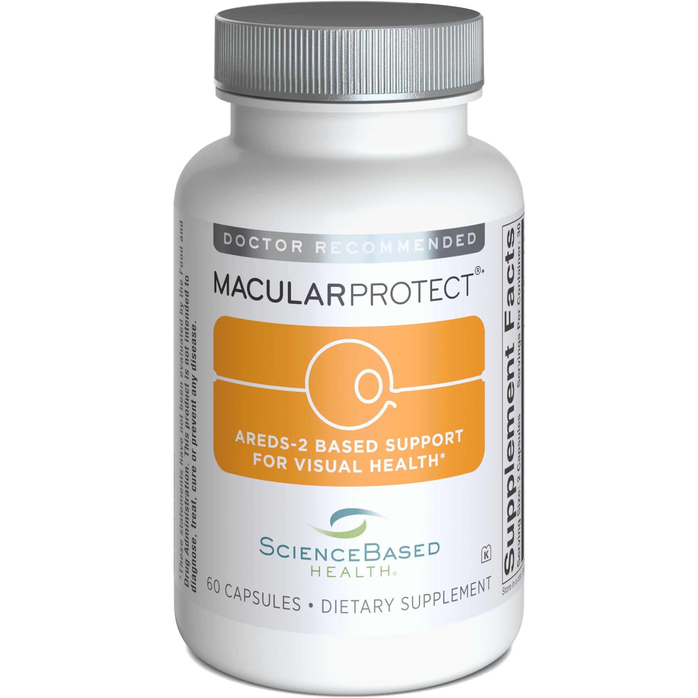 ScienceBased Health MacularProtect AREDS 2 Formula – Eye Health Vitamin & Mineral Supplement with Lutein, Zeaxanthin & B Vitamins for Macular & Vision Support – 60 Capsules ScienceBased Health uk supplements