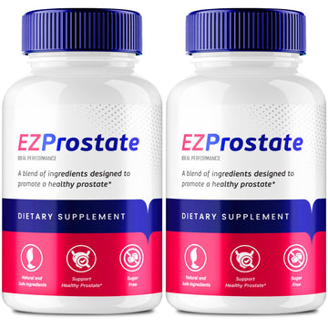 EZ Prostate Capsules, EZ Prostate Pills - Official EZ Prostate Supplement Pills - Maximum Strength Advanced All Natural Formula, EZProstate Health Men Pastillas Reviews (2 Pack) IDEAL PERFORMANCE uk supplements