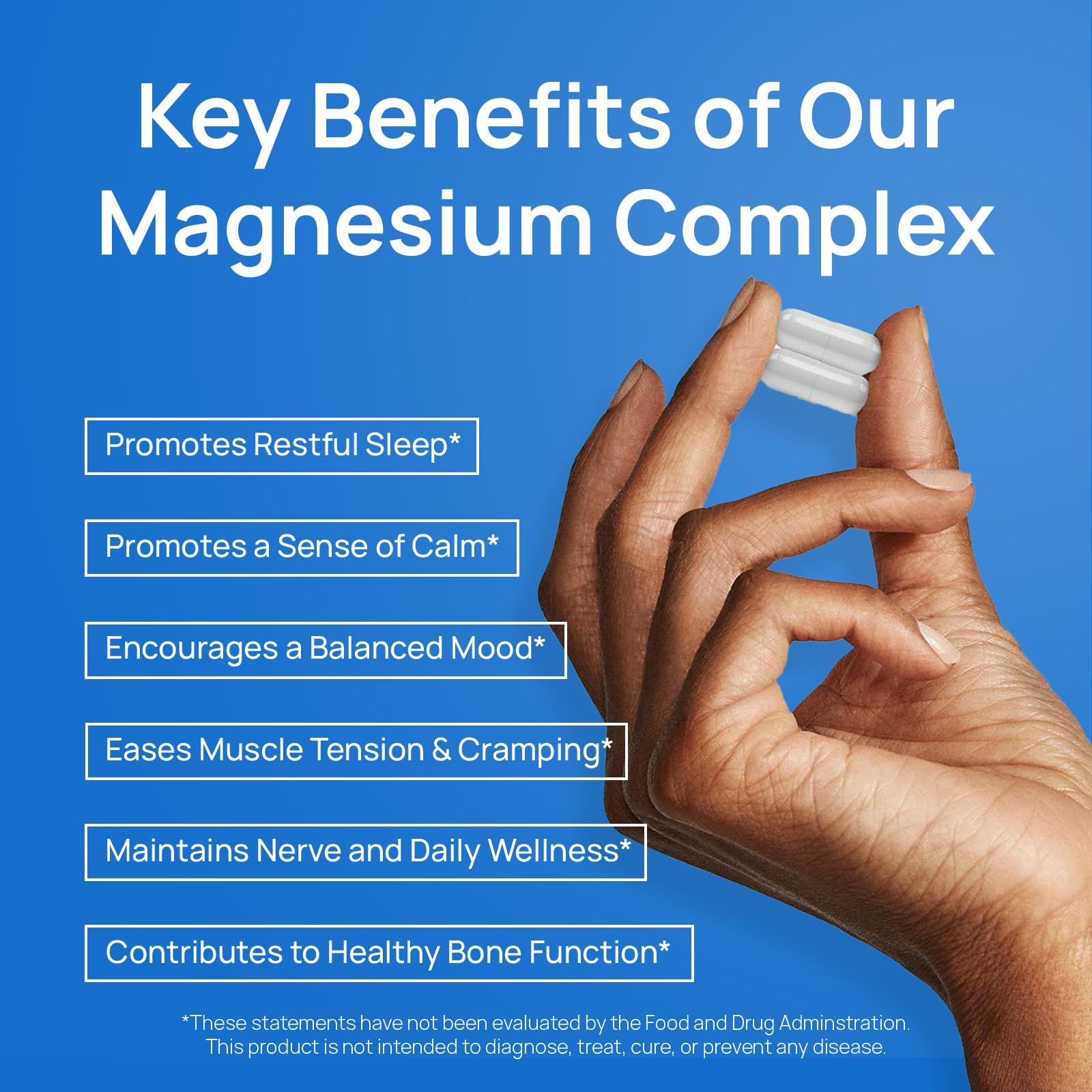 Selerb Magnesium Complex for Women and Men-Glycinate,Malate,Citrate,Oxide Supports Calm, Sleep, Muscle & Energy with D3, B6, Zinc, Slippery Elm & DGL Gentle on Stomach 90 Capsules Selerb uk supplements
