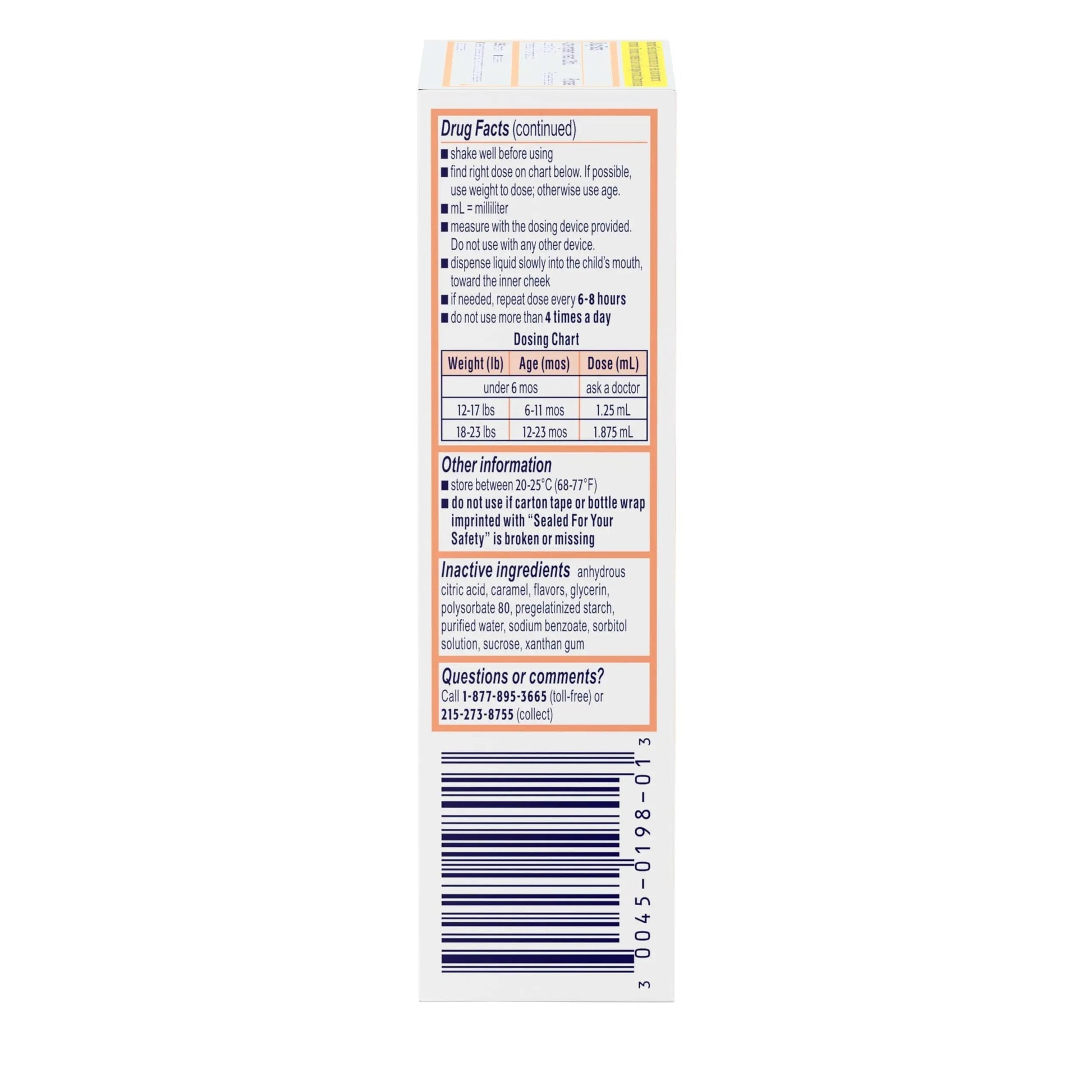 Motrin Infants Infant Ibuprofen Oral Suspension Concentrated Drops, NSAID Fever Reducer & Pain Reliever for Babies, Dye Free, Alcohol-Free, Berry Flavor, Includes Enclosed Syringe, 1 fl. oz Infants' Motrin uk supplements