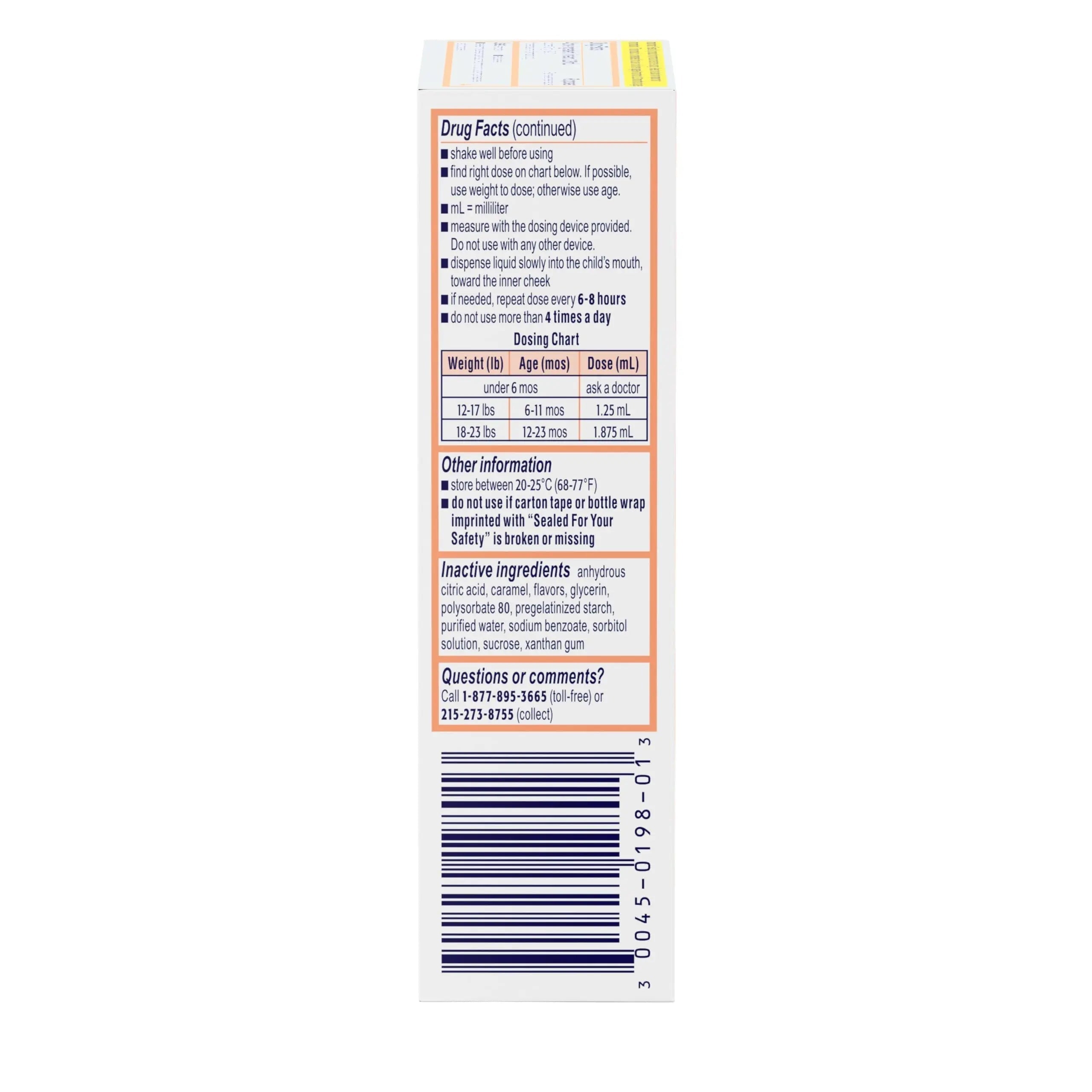 Motrin Infants Infant Ibuprofen Oral Suspension Concentrated Drops, NSAID Fever Reducer & Pain Reliever for Babies, Dye Free, Alcohol-Free, Berry Flavor, Includes Enclosed Syringe, 1 fl. oz Infants' Motrin uk supplements