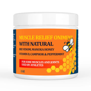 Beeswax and Honey Fast Acting Joint Muscle Bone Cream, Immediate Help for Back, Neck, Hand, Feet, Knee, Shoulder, Topical, Nerve, Plantar, Ankle, Foot Discomfort, Natural Added YOKOBBYES uk supplements