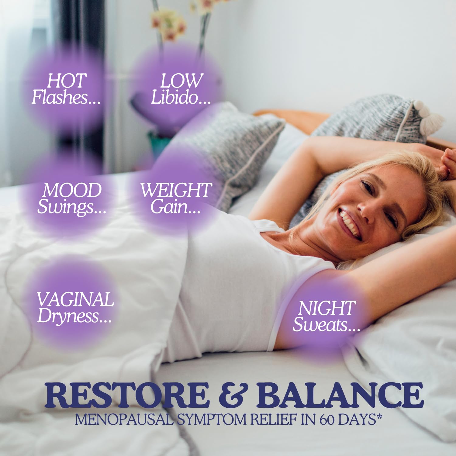 11-in-1 Hormonal Balance, Relief for Menopause Symptoms, Helps Reduce Hot Flashes, Night Sweats, and Mood Swings, Clinically Proven Ingredients, Natural PMS Support, Made in USA, 3rd Party-Tested HERBAL HOT uk supplements