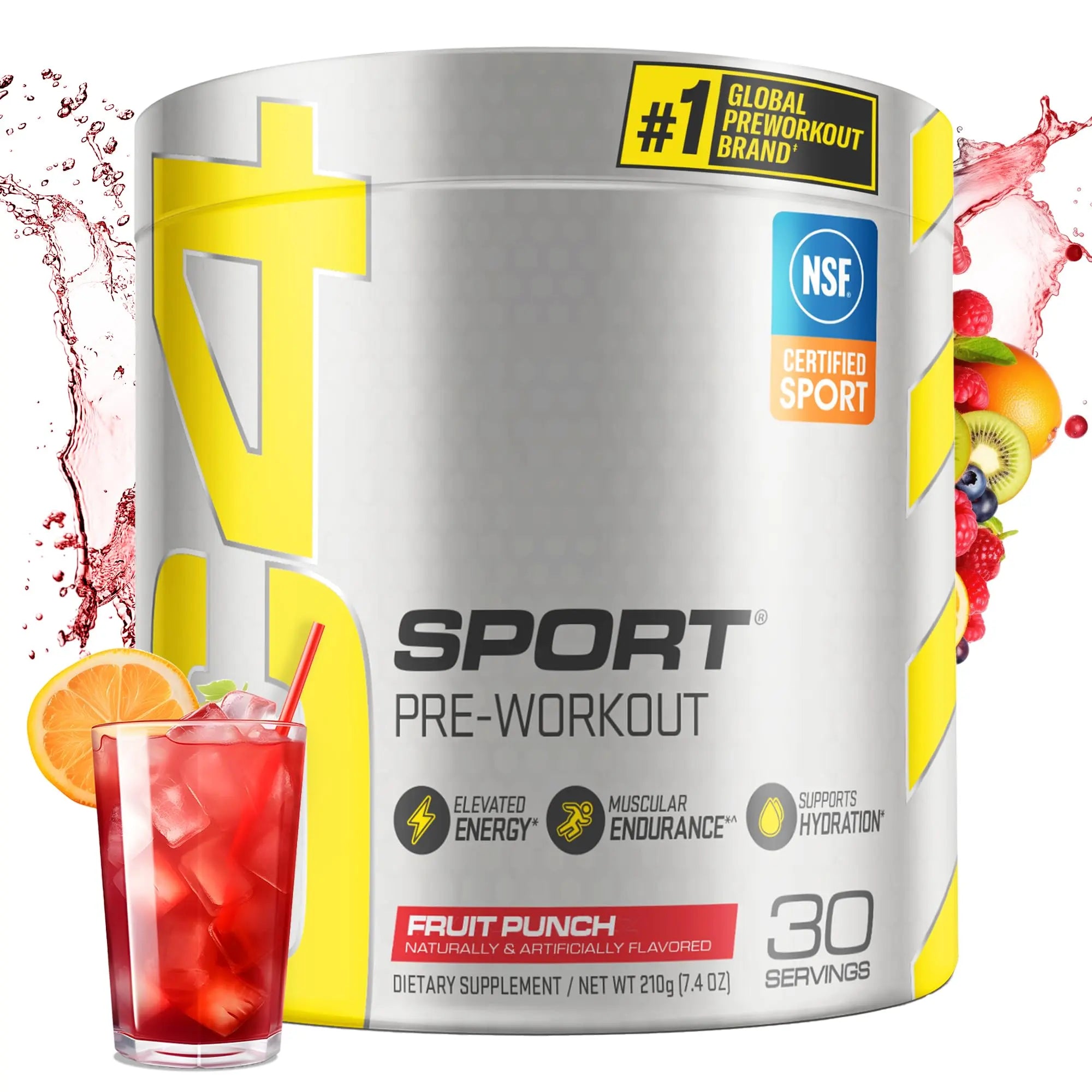 Cellucor C4 Sport Pre Workout Powder Fruit Punch - NSF Certified for Sport | 30 Servings, Packaging may vary. C4 uk supplements