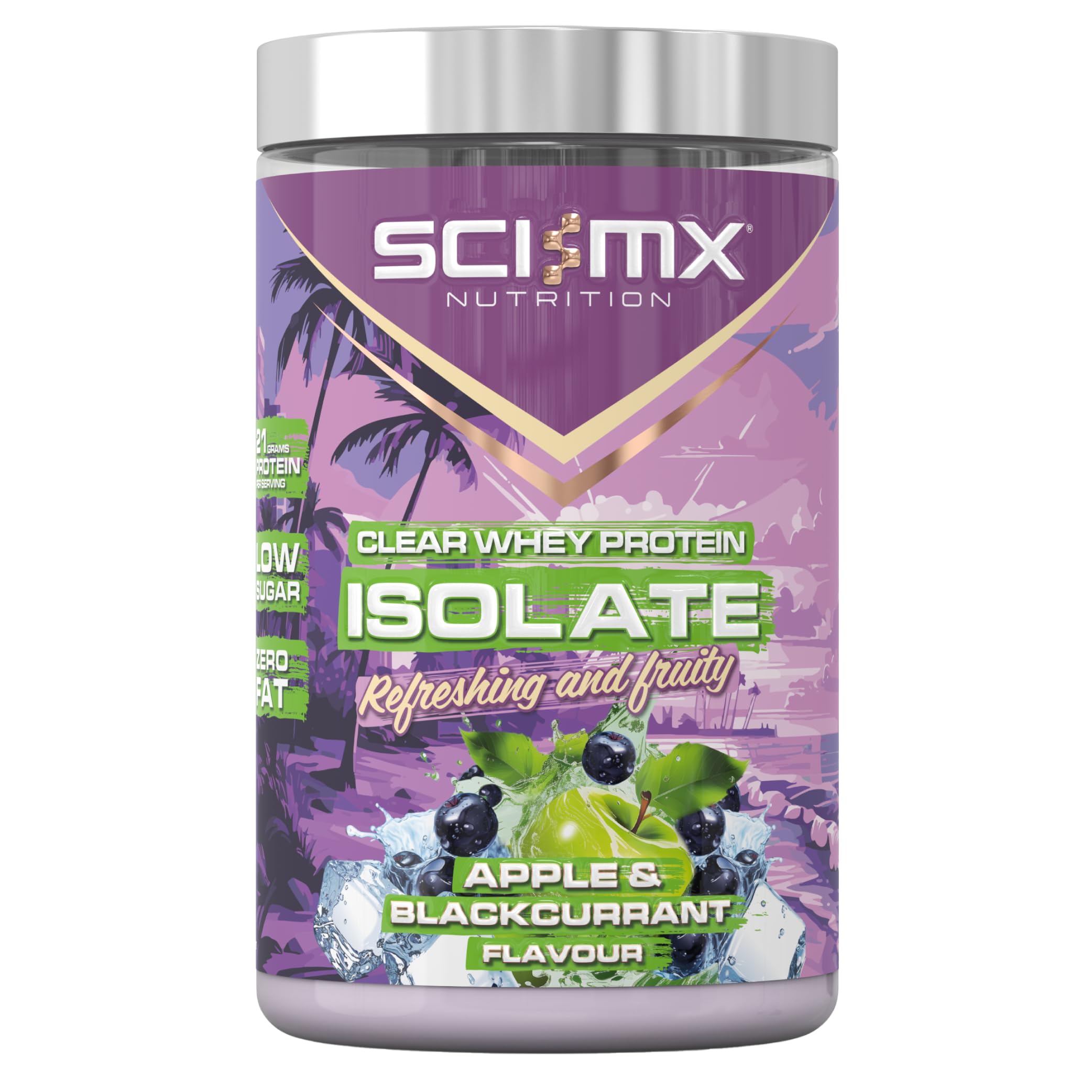 SCI-MX Clear Whey Isolate Protein - Apple and Blackcurrant Flavour - Lean Potein Formula for Muscle Growth SCI-MX uk supplements