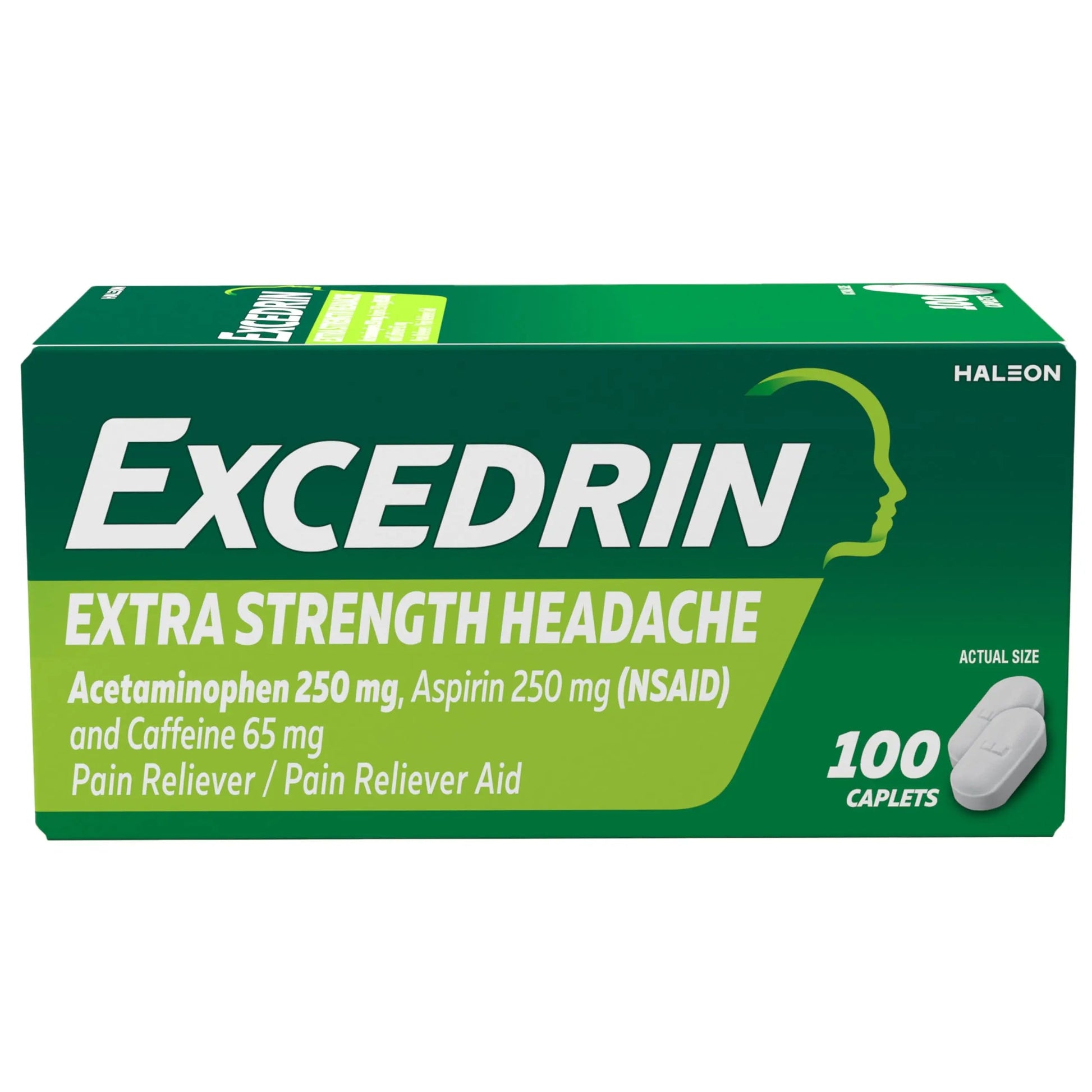 Excedrin Extra Strength Pain Relief Caplets – Headache Relief – 100 Count Excedrin uk supplements