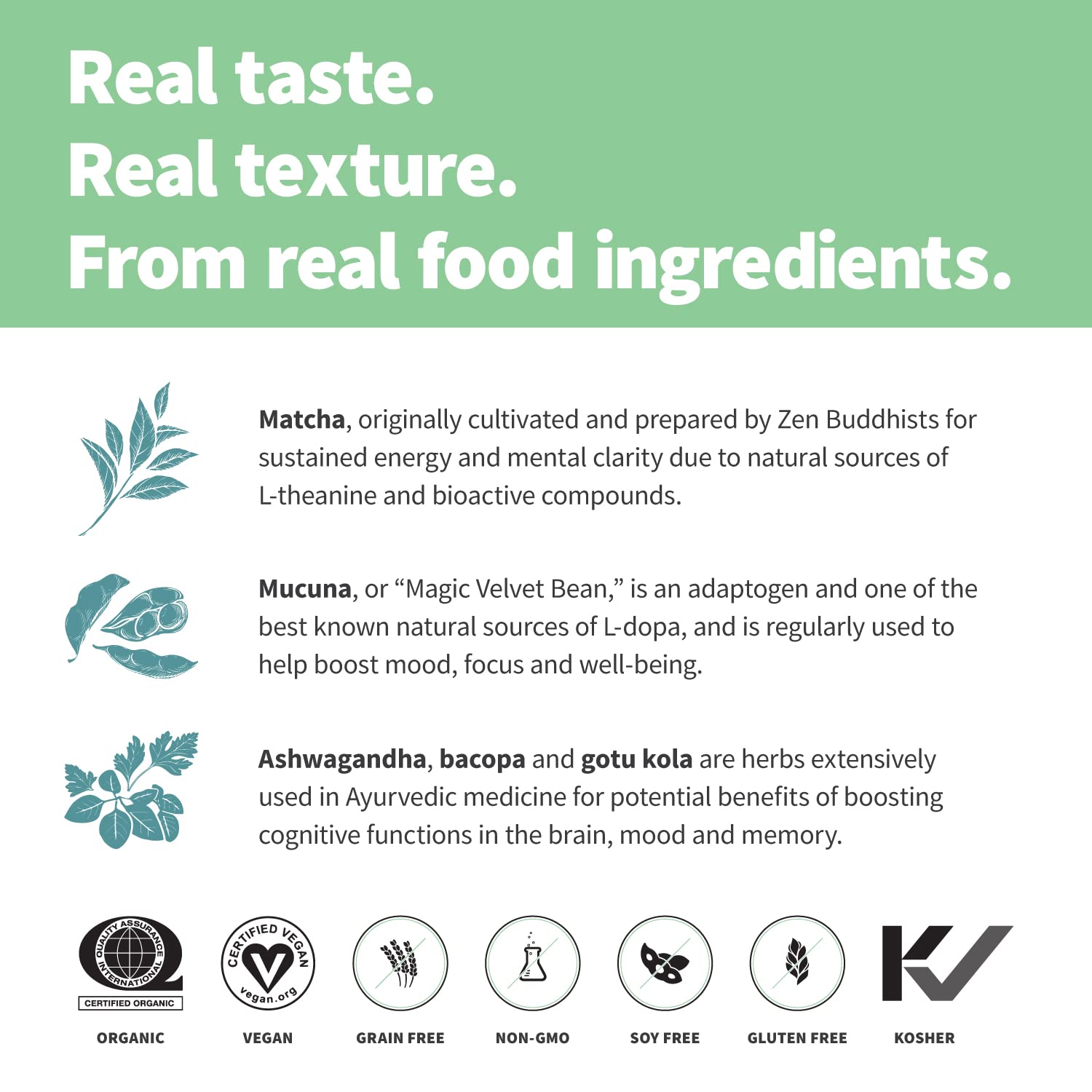 Sprout Living Epic Protein, Plant Based Protein & Superfoods Powder, Mindful Matcha Sprout Living uk supplements