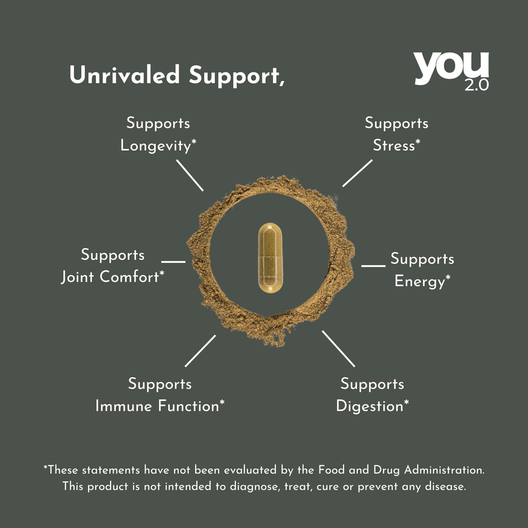 YOU 2.0 Powerhouse Superfood with Seamoss, Shilajit, Ashwagandha, Berberine, Maca, Black Seed Oil, Turmeric, Vitamin C, D, B12, K2 - Moringa, Apple Cider, Made in USA for Overall Health & Immunity YOU 2.0 uk supplements