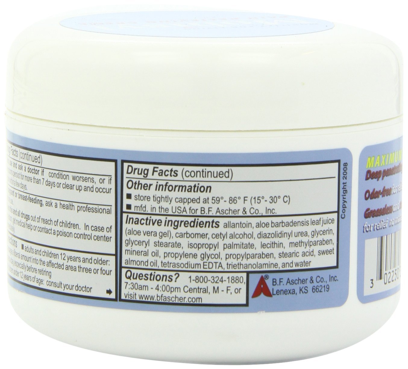 Mobisyl Pain Relieving Creme with Soothing Aloe Vera, 8 Ounce (Pack of 3) Mobisyl uk supplements