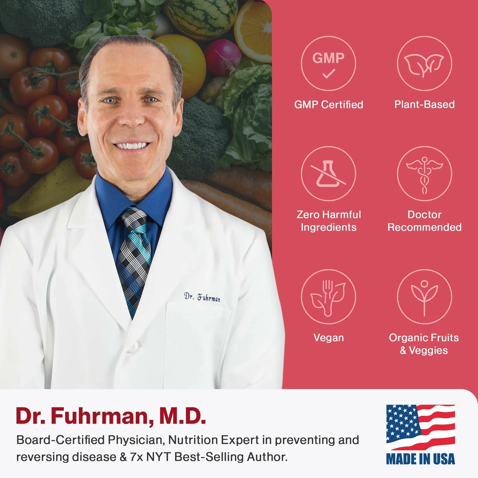Dr. Fuhrman Pixie Vites Chewable Children's multivitamin | Whole Food Kids Multi with Vitamin D3, K2 & Zinc | Dr. Fuhrman uk supplements