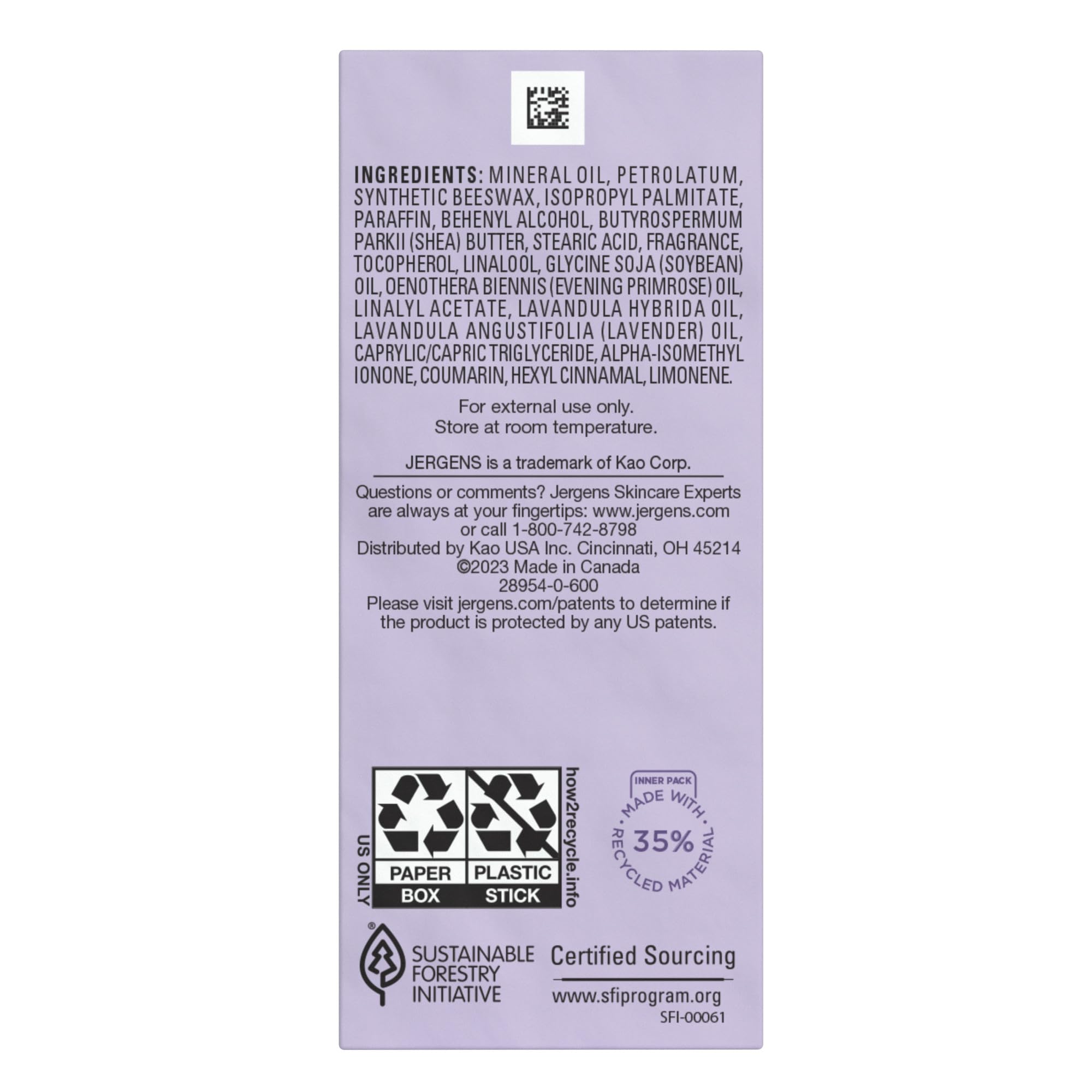 Jergens Sleep Stick Restful Blend Essential Oil Balm, Aromatherapy Jergens uk supplements