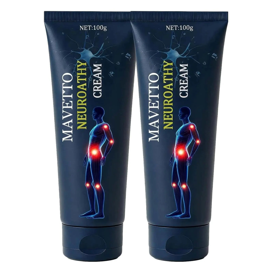 ReviveNerve Capsacare Neuropathy Relief Cream, Fast-Absorbing Soothing Cream with Capsaicin, Arnica, Menthol, MSM & Glucosamine for Feet, Hands, Legs, Muscles, Joints and Back (2pcs) ReviveNerve uk supplements