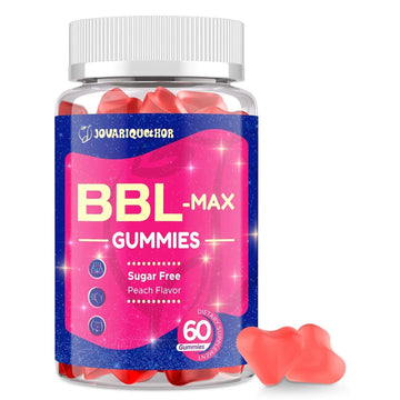 Jovariquethor Booty Gummies for Women - BBL Gummies with Multivitamins and Herbal Extracts - Peach Flavor - 60 Count Jovariquethor uk supplements