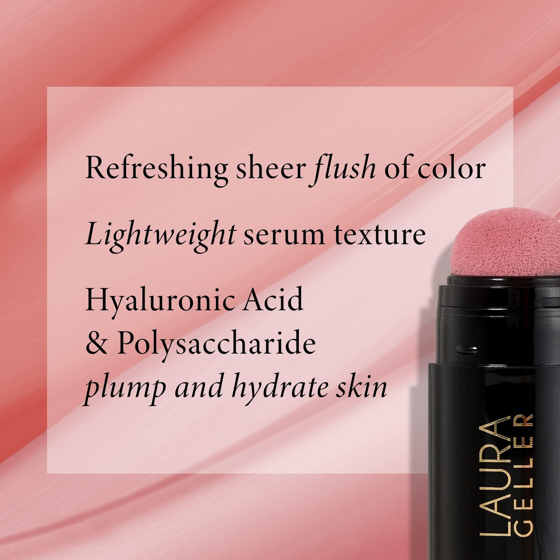 LAURA GELLER NEW YORK Serum Blush Tint, Lightweight Liquid Blush for Cheeks, Weightless Watercolor Sheer Finish, Practical Pink LAURA GELLER NEW YORK uk supplements