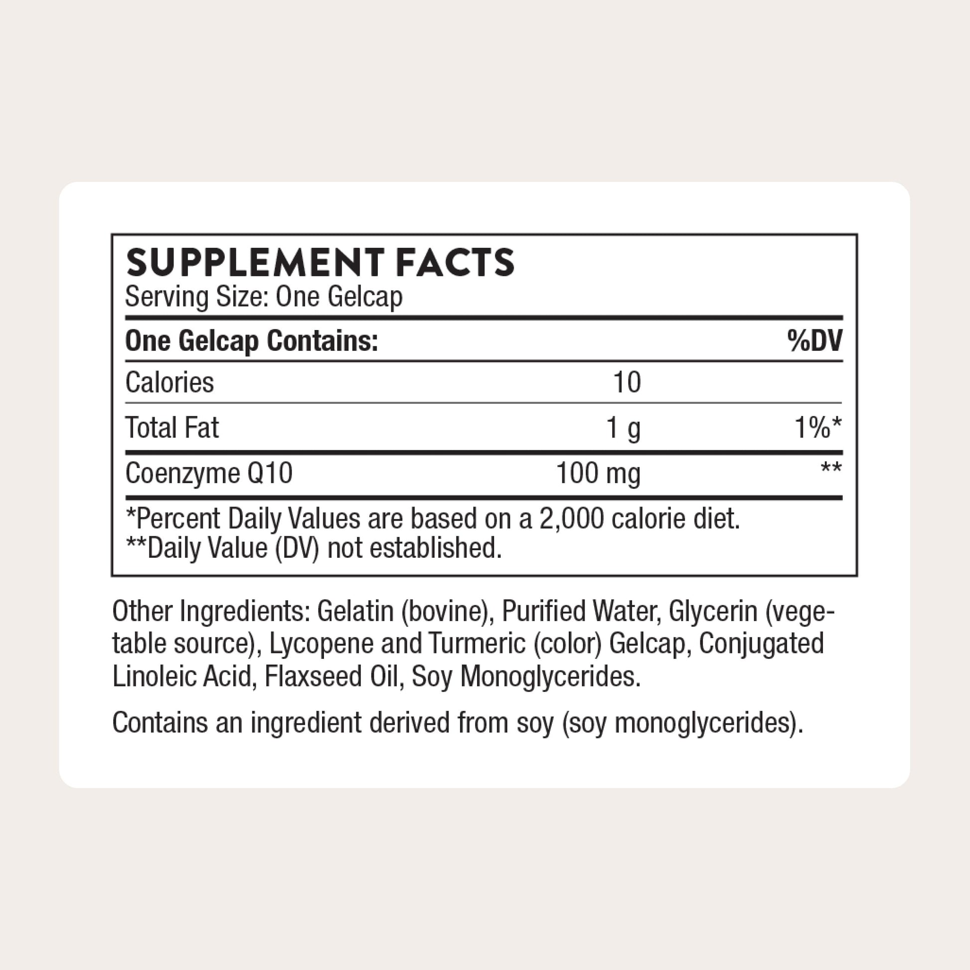 THORNE - CoQ10-100mg Optimally Absorbed Ubiquinone Supplement - Support Heart Health, Brain Function, Cellular Energy Production & Healthy Aging* - Gluten-Free, Dairy-Free - 60 Servings THORNE uk supplements