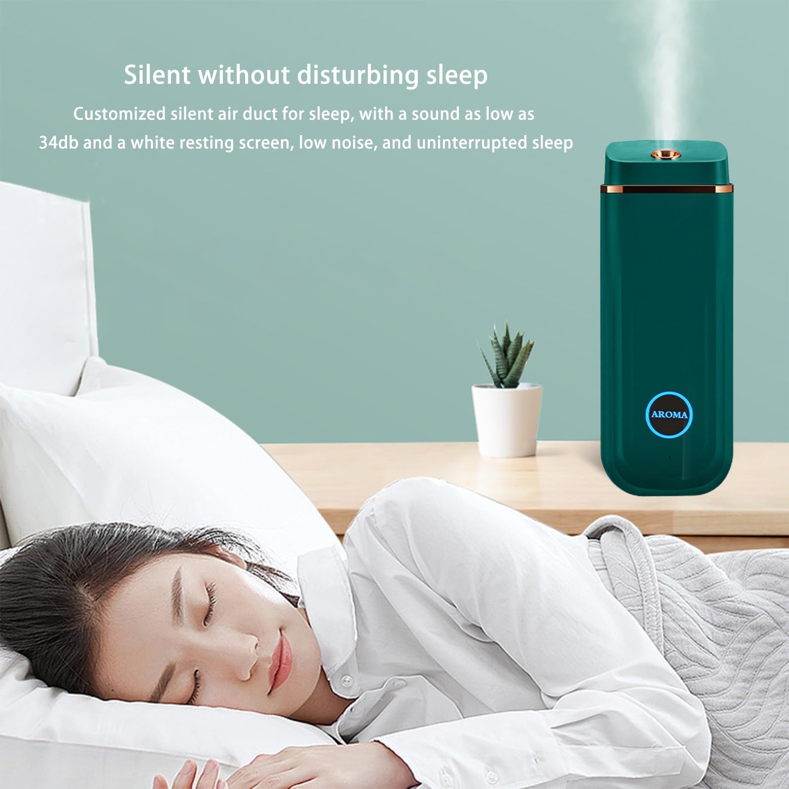 Sentmoon Essential Oil Diffusers for Home, Portable Rechargeable Aroma Humidifier with 3-Level Mode Sentmoon uk supplements