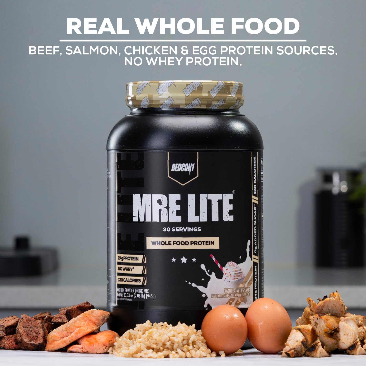 REDCON1 MRE Lite Whole Food Protein Powder, Oatmeal Chocolate Chip - Low Carb REDCON1 uk supplements