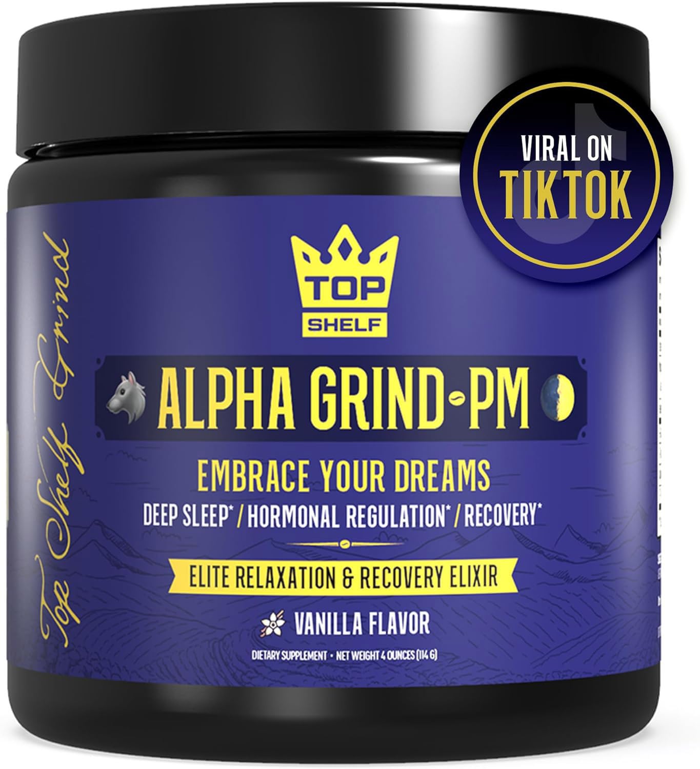 Advanced Sleep Supplement for Men, Nootropic Night Time Burner & Anabolic Recovery Join Top Shelf Grind uk supplements