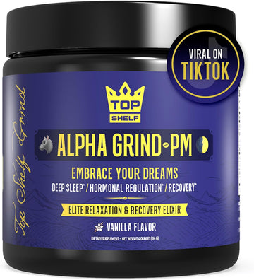 Advanced Sleep Supplement for Men, Nootropic Night Time Burner & Anabolic Recovery Join Top Shelf Grind uk supplements