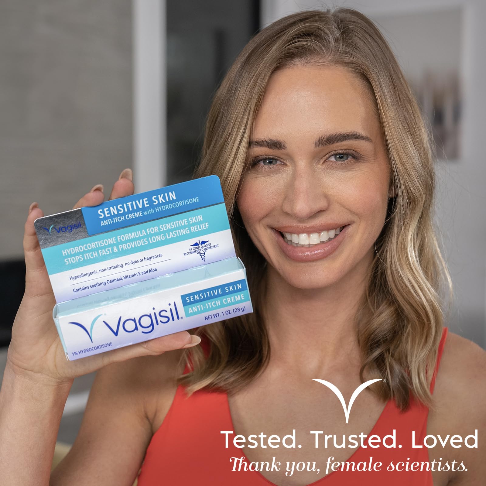 Vagisil Maximum Strength Feminine Anti-Itch Cream for Women, Sensitive Skin Formula Vagisil uk supplements