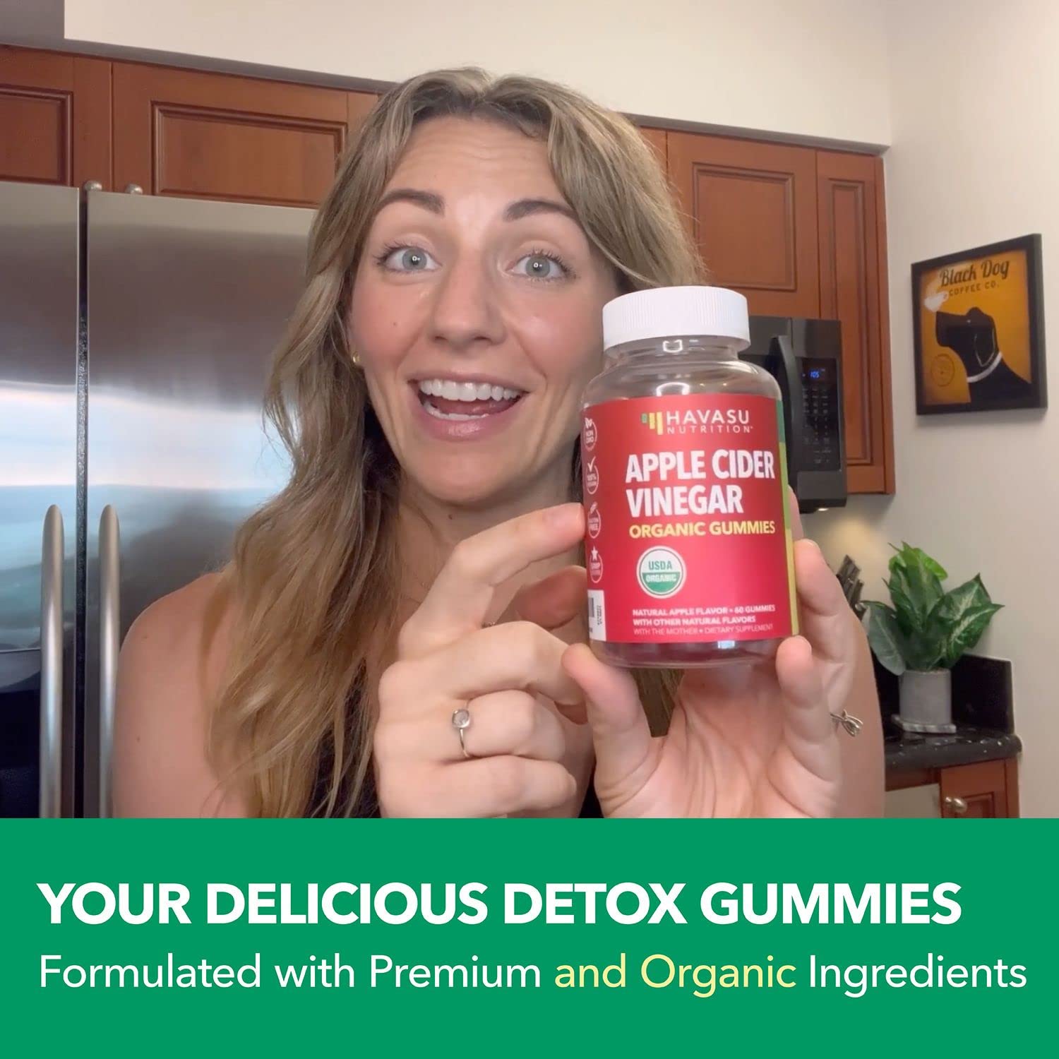 Organic Apple Cider Vinegar Gummies Detox | The Mother Enzyme | ACV Gummy HAVASU NUTRITION uk supplements