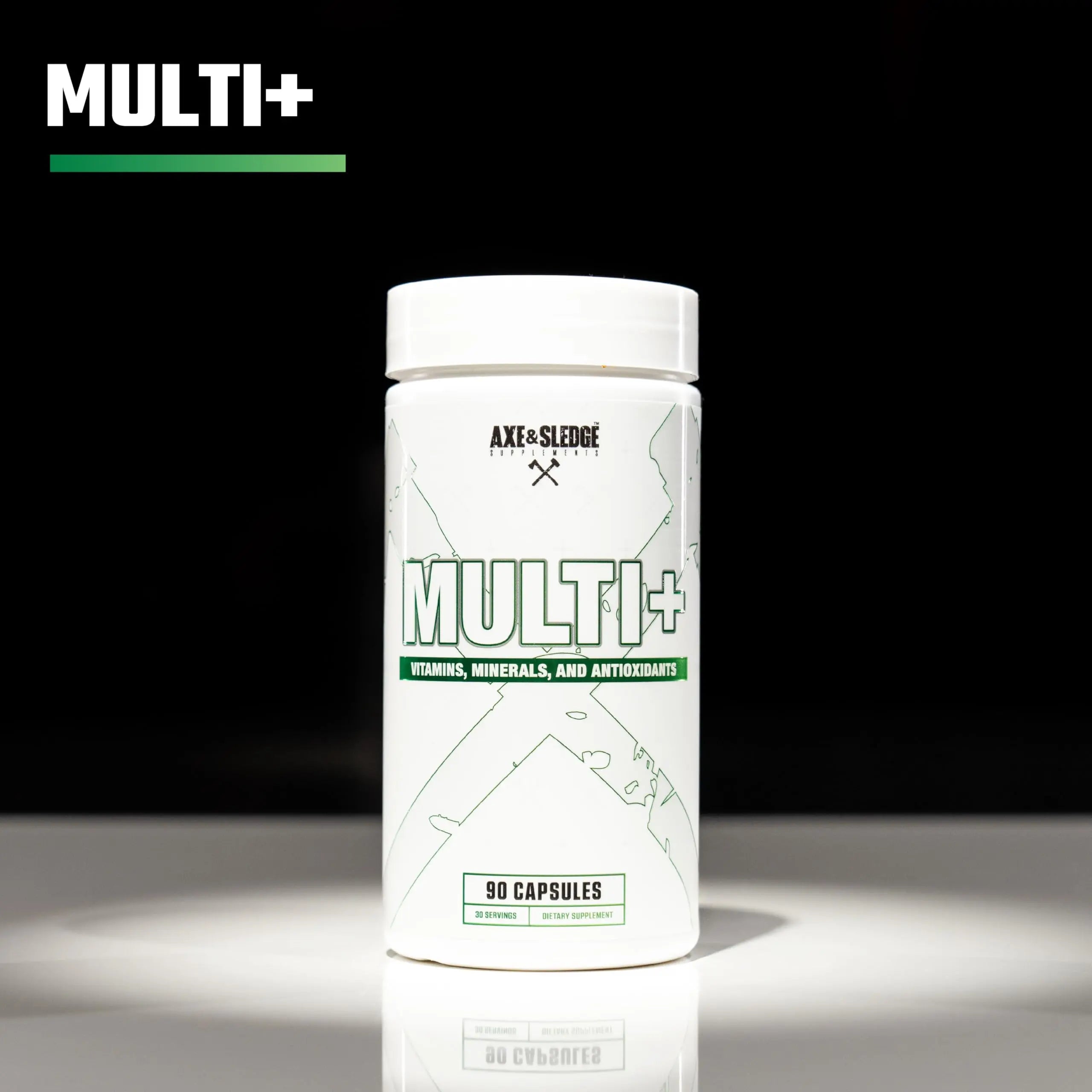 Axe & Sledge Multi Plus Multivitamin | 24 Bioavailable Vitamins & Minerals, Ashwagandha | Multivitamin for Women and Men Axe & Sledge uk supplements