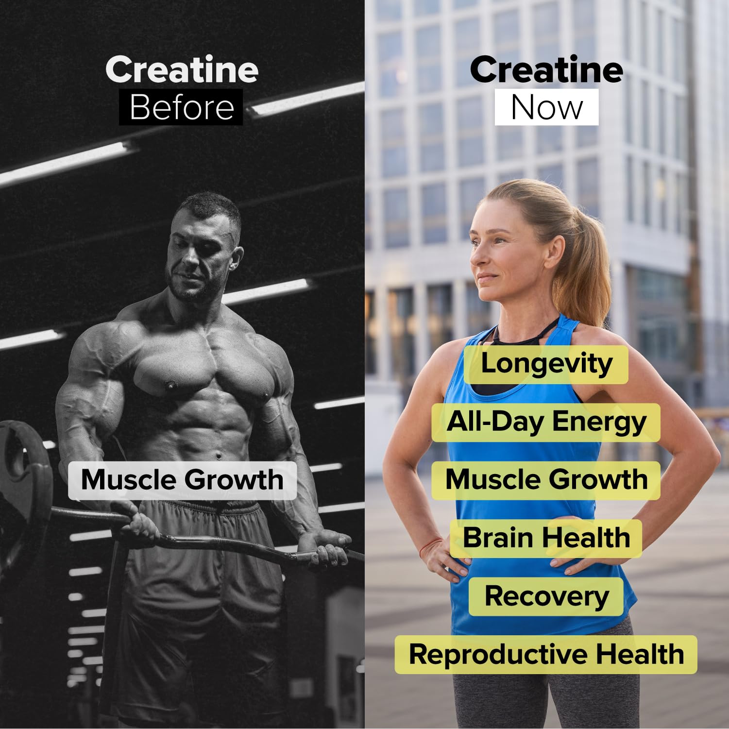 Complement Creatine Monohydrate Micronized Powder for Women and Men (5g, 60 Servings) Pre Workout, Post Workout, Muscle Recovery, Brain Health, Longevity- Vegan, Unflavored Complement uk supplements
