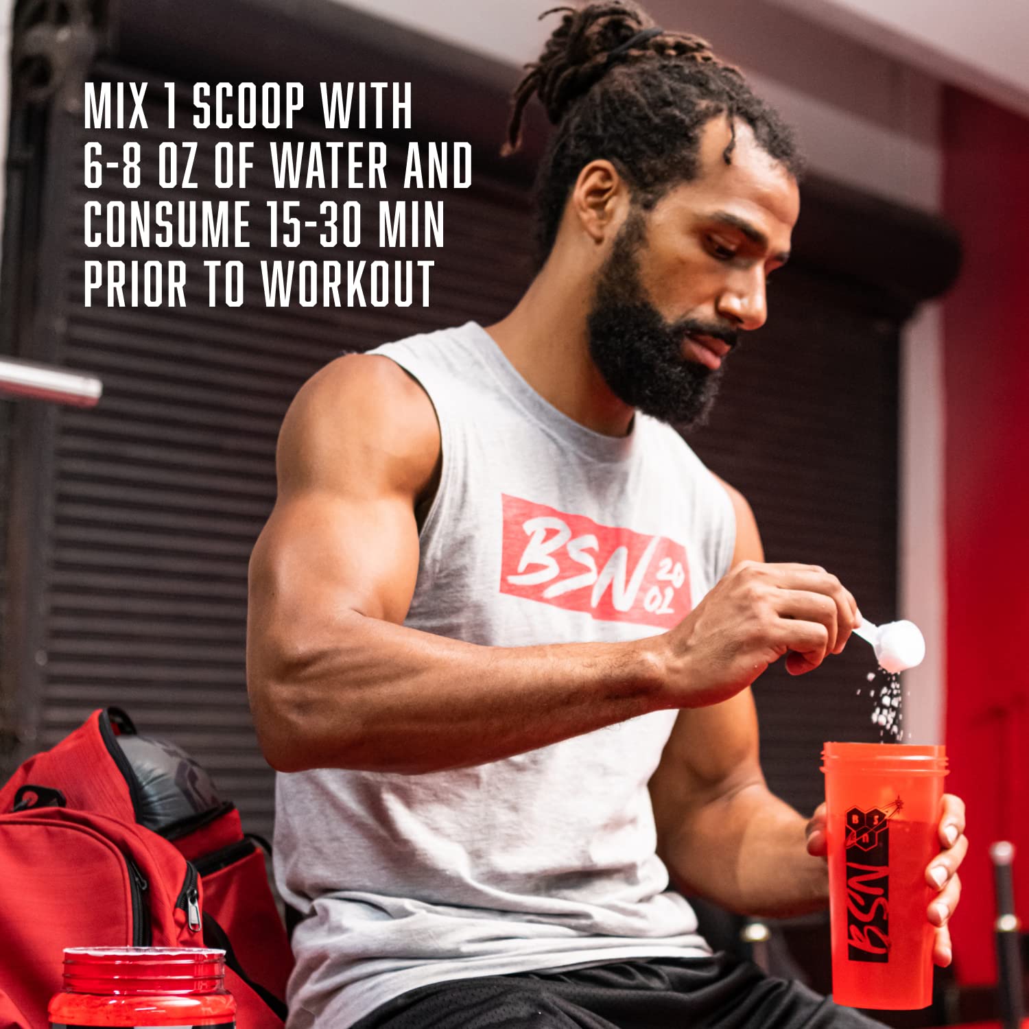 BSN N.O.-XPLODE Vaso Pre Workout Powder with 8g of L-Citulline and 3.2g Beta-Alanine BSN uk supplements