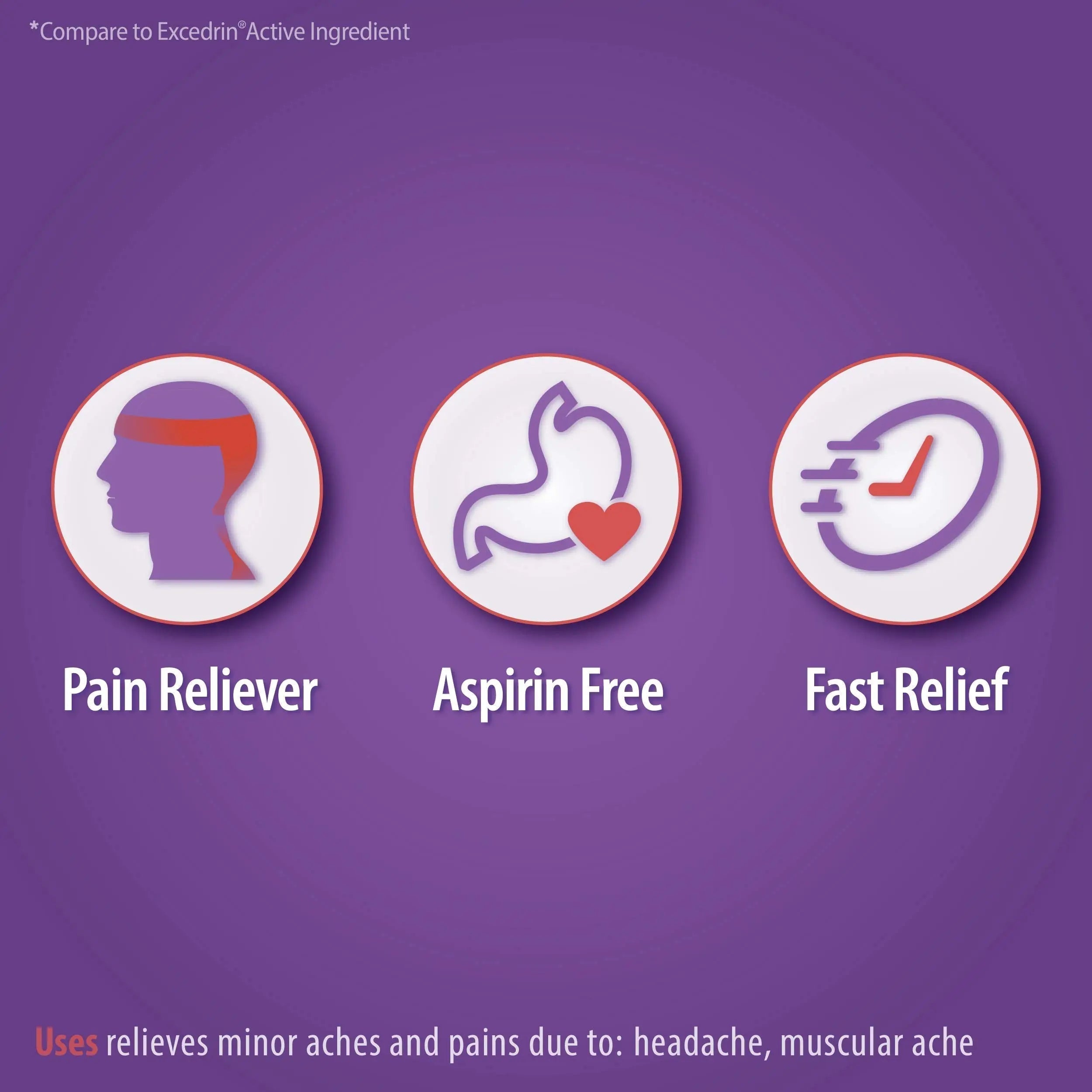 HealthA2Z® Tension Headache Relief | Acetaminophen 500mg | Caffeine 65mg | Pain Reliever Aid | Aspirin Free (200 caplets (Pack of 1)) HealthA2Z uk supplements
