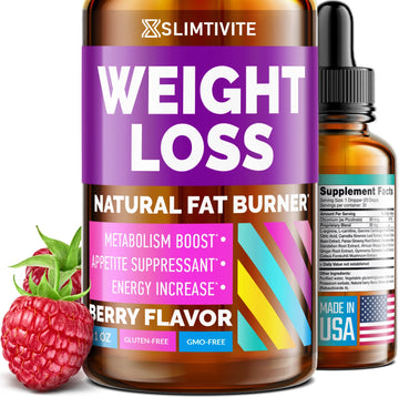 Slimtivite Weight Loss Drops - Diet Fat Effective Appetite Suppressant & Metabolism A.Vogel uk supplements