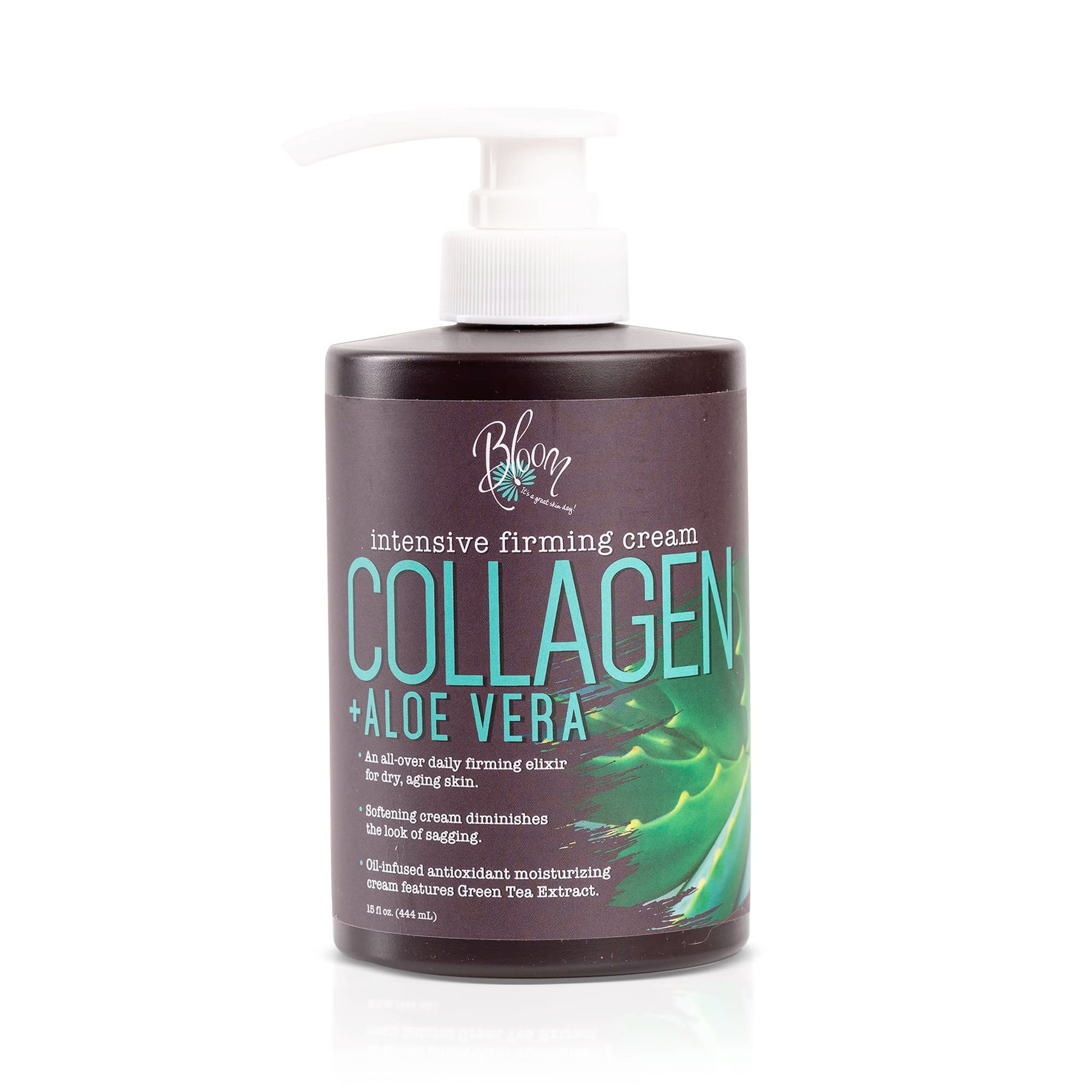 BLOOM Collagen Cream + Aloe Vera Moisturizer Body Lotion & Face Cream | Dry Skin BLOOM IT'S A GREAT SKIN DAY! uk supplements