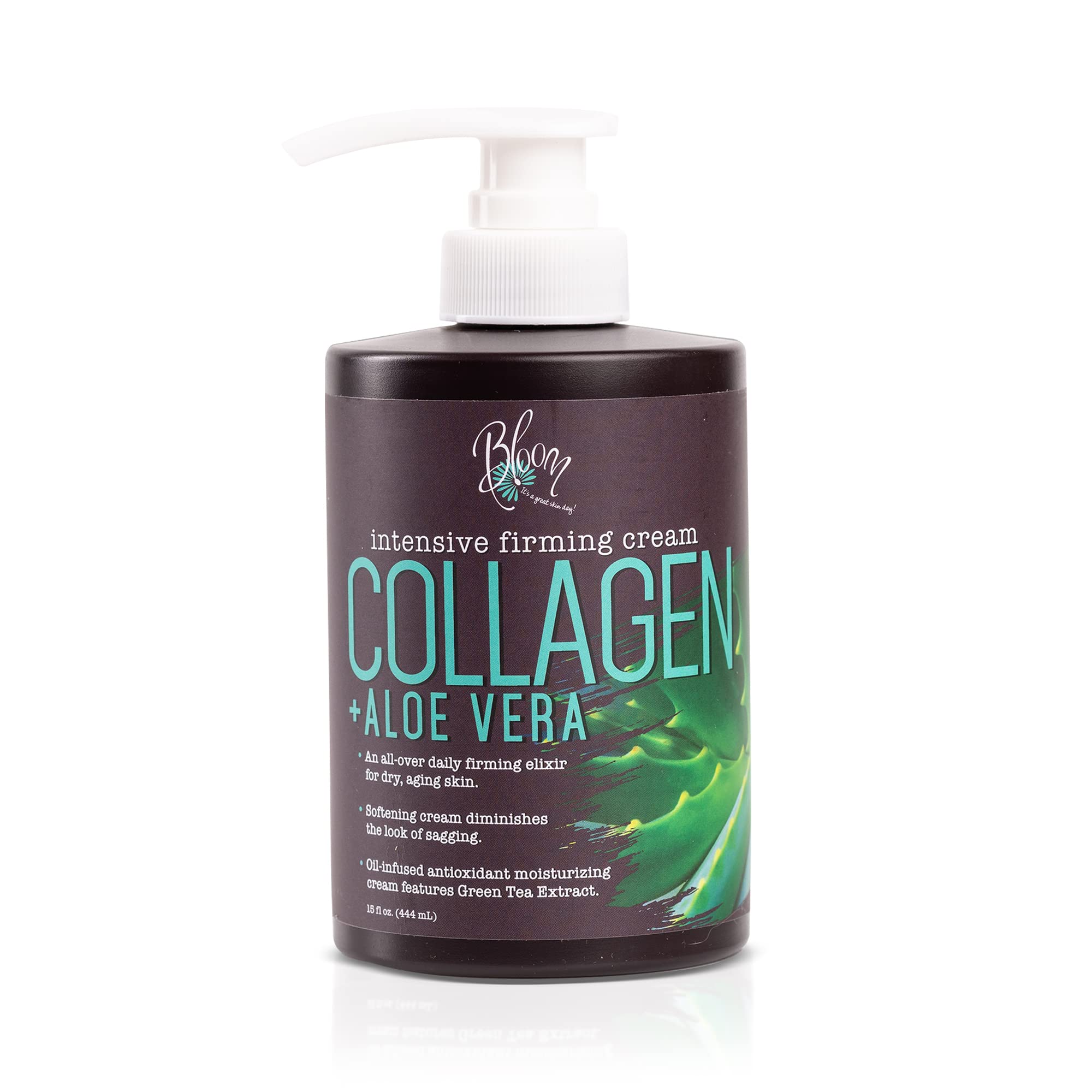 BLOOM Collagen Cream + Aloe Vera Moisturizer Body Lotion & Face Cream | Dry Skin BLOOM IT'S A GREAT SKIN DAY! uk supplements