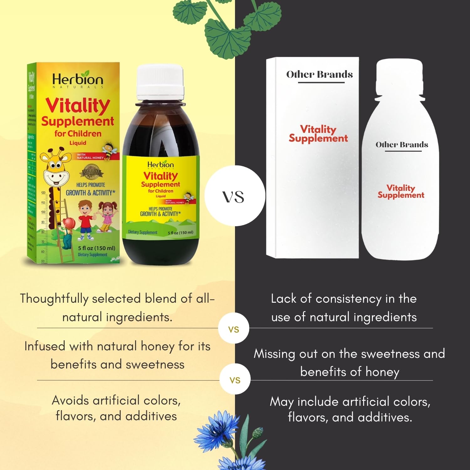 Herbion Naturals Vitality Supplement Syrup for Children, Promotes Growth and Appetite Herbion Naturals uk supplements