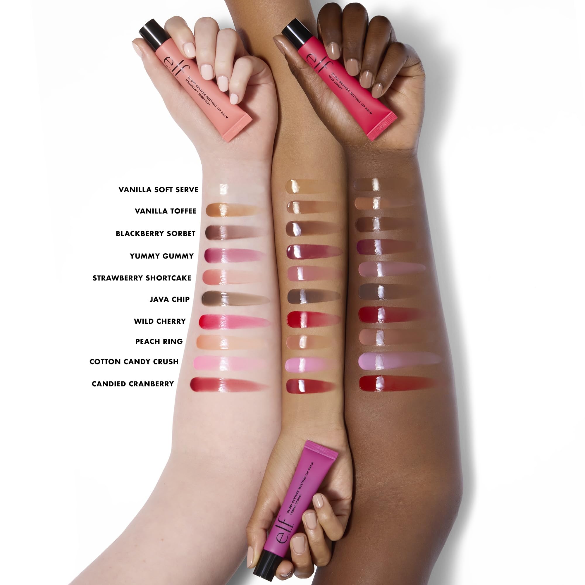 e.l.f. Glow Reviver Melting Lip Balm, Hydrating Tinted Lip Balm For A Glossy Finish & Soft, Supple Lips, Vegan & Cruelty-Free, Blackberry Sorbet e.l.f. uk supplements