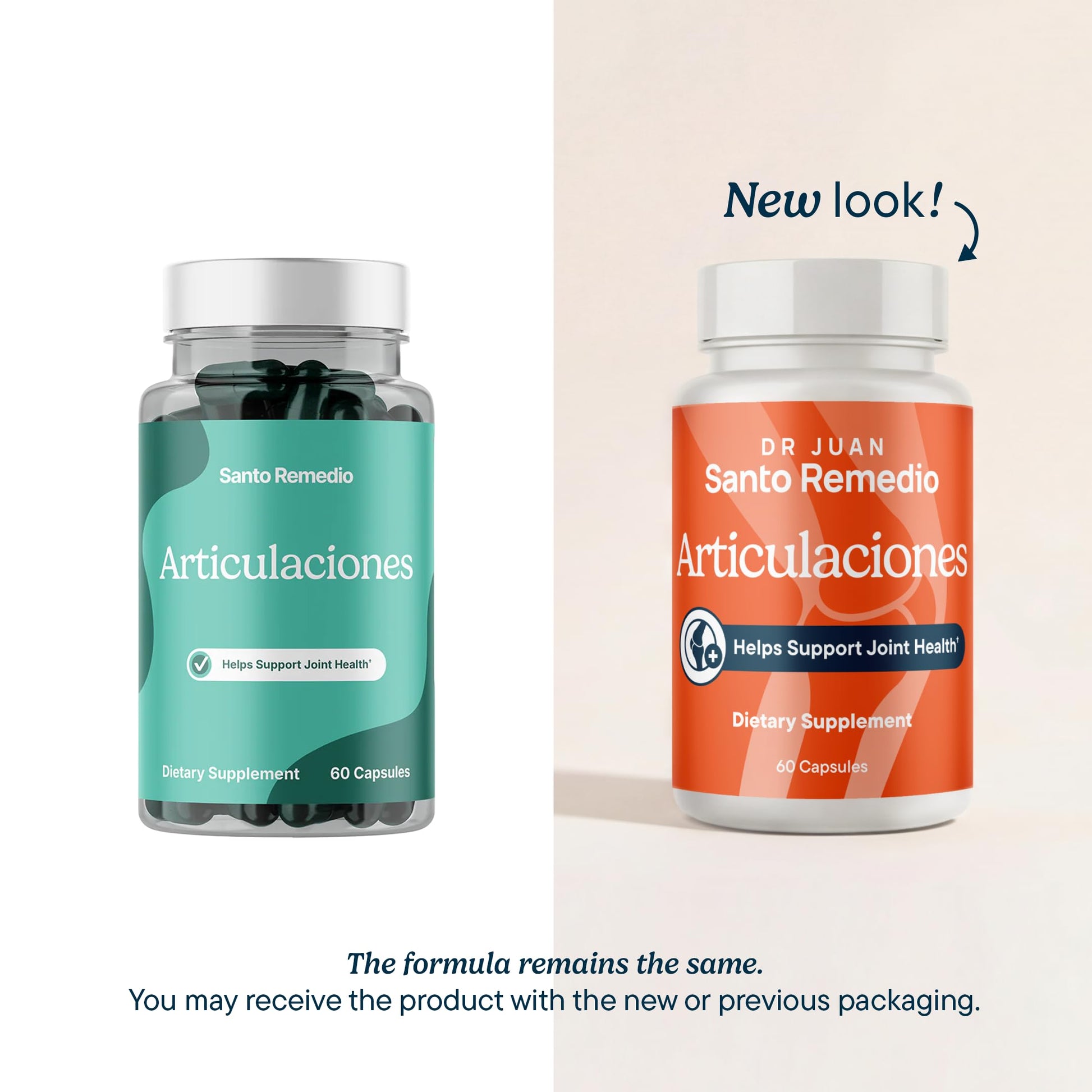 Santo Remedio Articulaciones, Joint Health Support, Promotes Joint Comfort and Function, Contains Clinically Proven Ingredients, TamaFlex™, 60 Servings Santo Remedio uk supplements