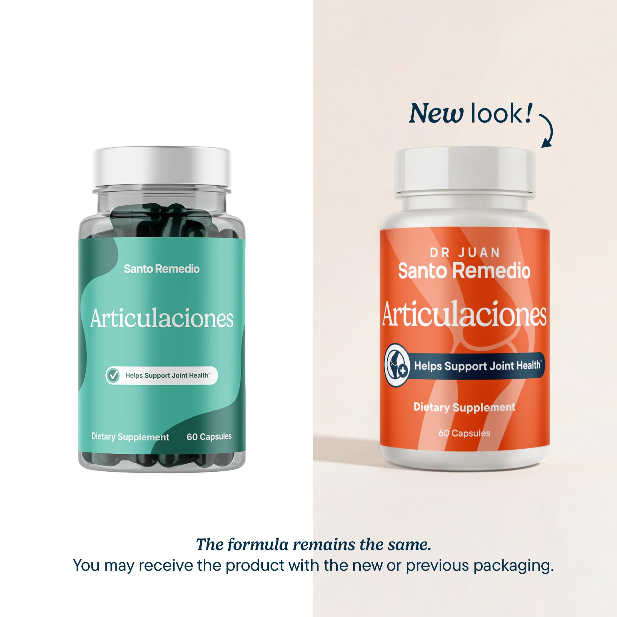 Santo Remedio Articulaciones, Joint Health Support, Promotes Joint Comfort and Function, Contains Clinically Proven Ingredients, TamaFlex™, 60 Servings Santo Remedio uk supplements