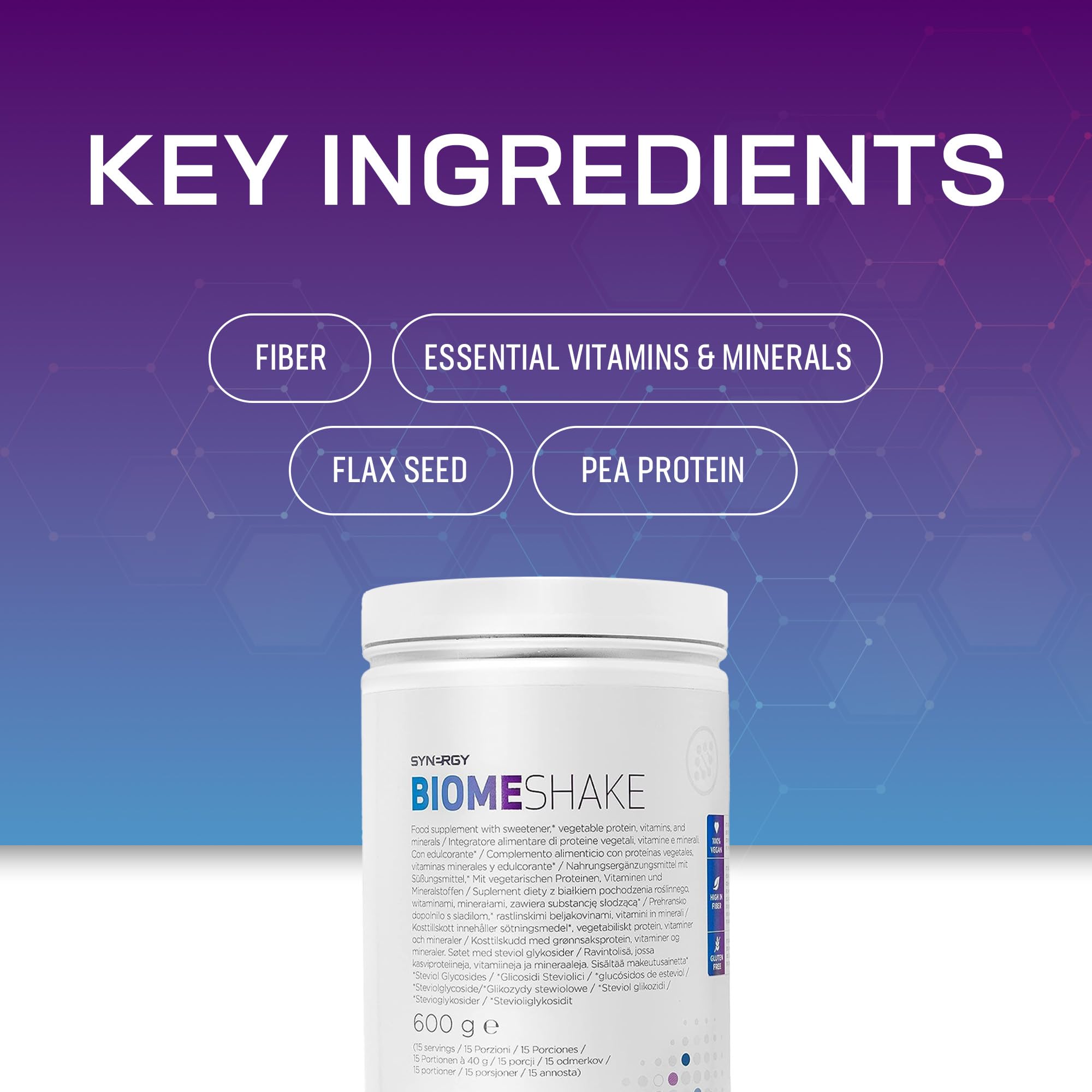 Synergy Worldwide Biome Shake 600 g | 22g Protein Powder Supplement | High in nutrients, Vitamins and Minerals Synergy Worldwide uk supplements