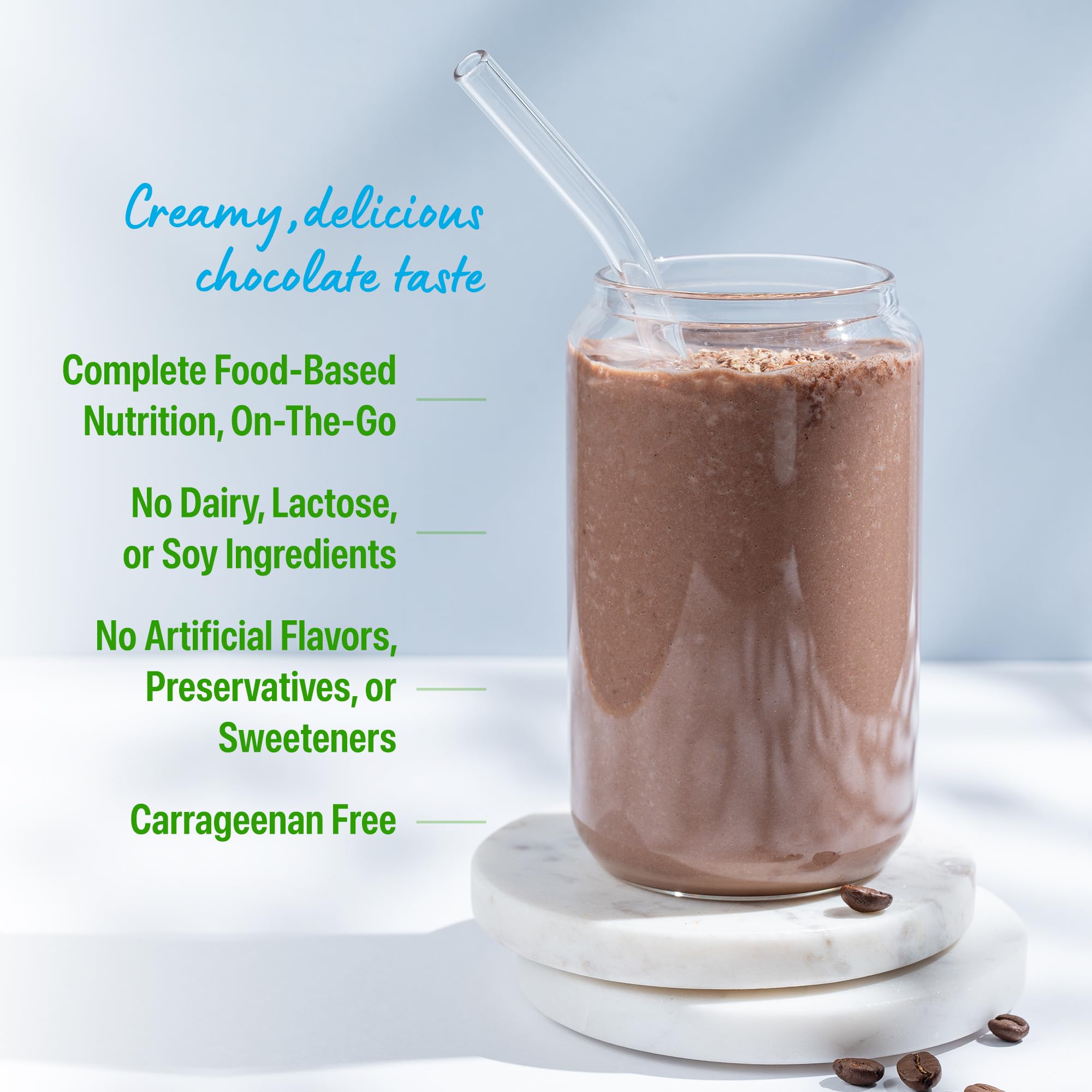 Orgain Organic Vegan Meal Replacement Protein Powder, Creamy Chocolate Fudge - 20g Plant Based Protein, Gluten Free, Dairy Free, Lactose Free, Soy Free, No Sugar Added, Orgain uk supplements