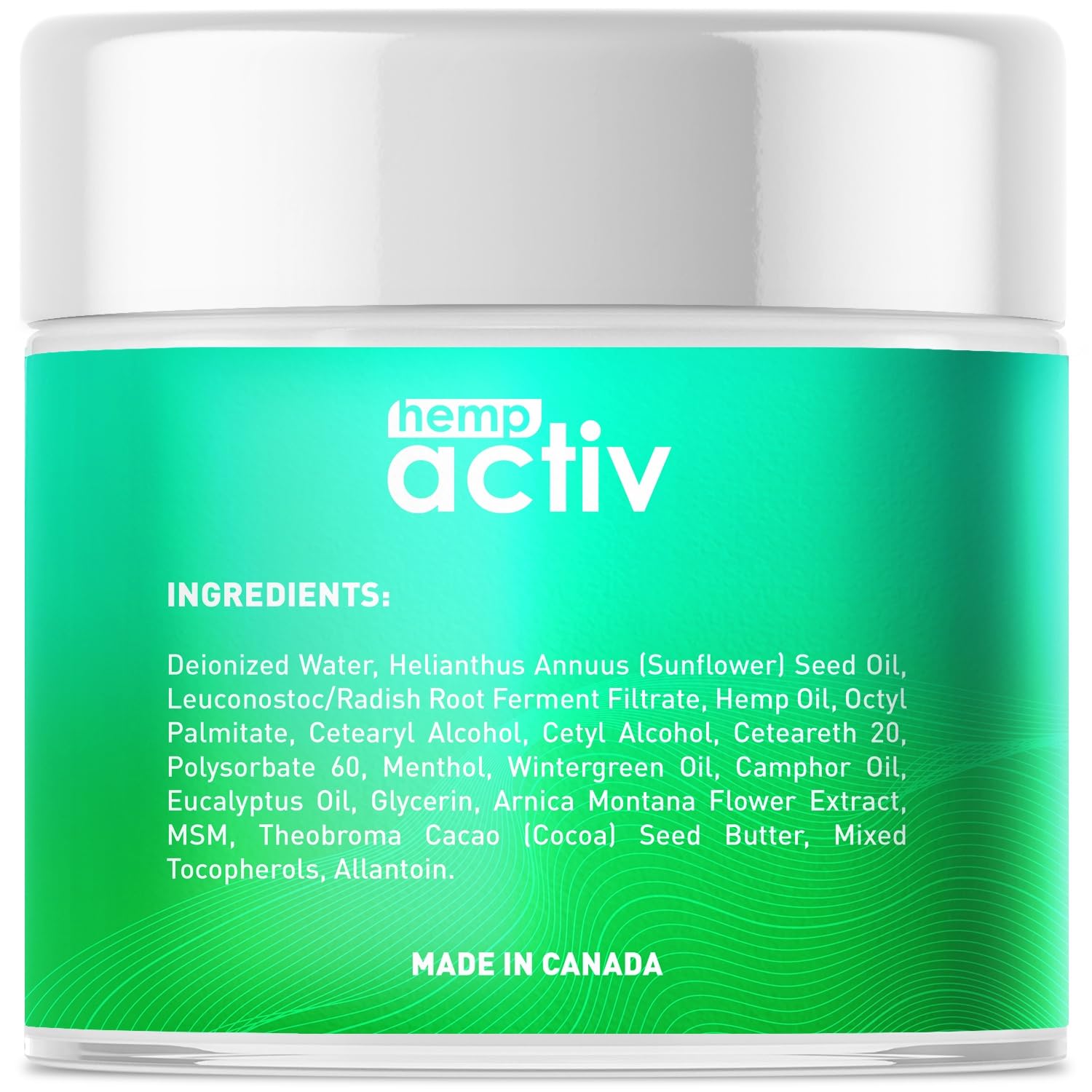 HEMPACTIV Cooling Hemp Cream – Menthol, MSM & Arnica – Fast-Absorbing, Non-Greasy Formula for Muscles & Joints – 4oz Best-Value Size HEMPACTIV uk supplements
