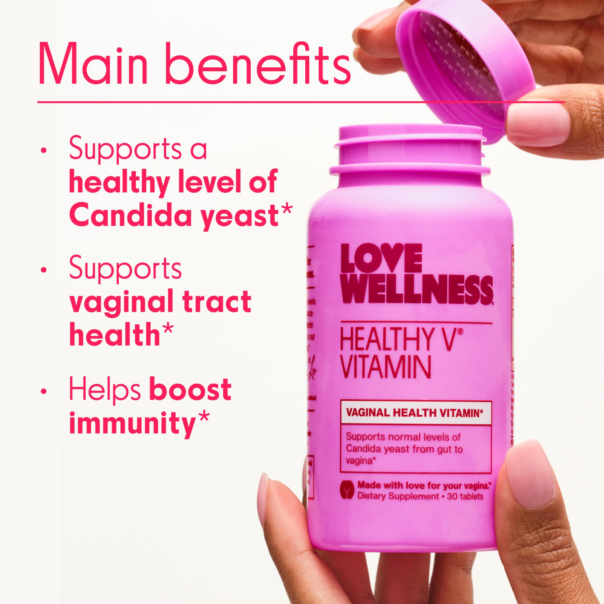 Love Wellness Good Girl Probiotics and Healthy V Vitamin | Womens Wellness Duo | Womens Probiotics Supplements for pH Balance and Vaginal Health Love Wellness uk supplements