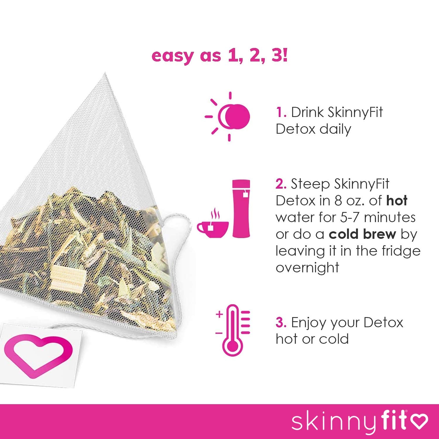 SkinnyFit Detox Tea: All-Natural, Laxative-Free, Supports A Healthy Weight SkinnyFit uk supplements