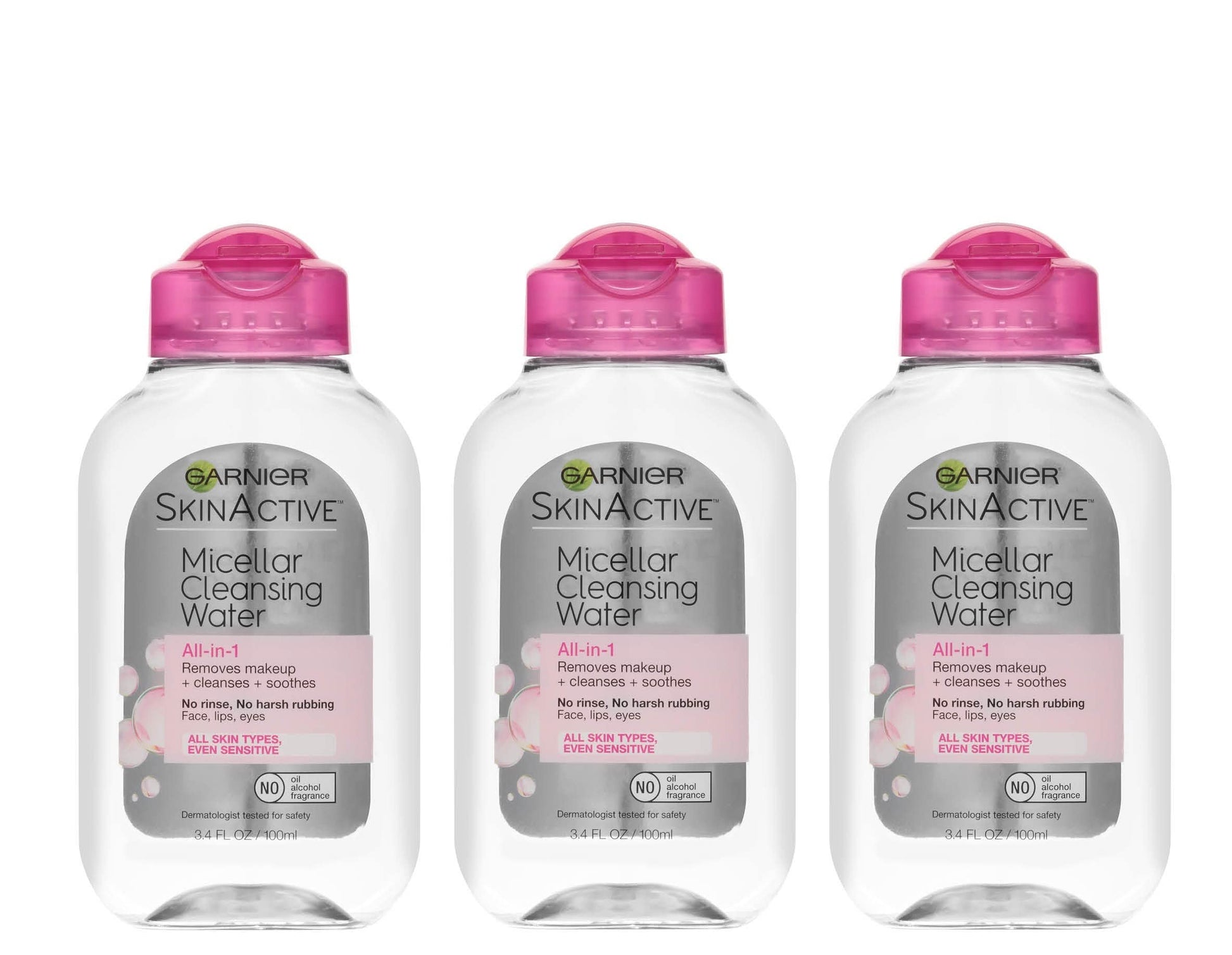 Garnier SkinActive Micellar Cleansing Water, For All Skin Types, 3.4 fl; oz., 3 Count Garnier uk supplements
