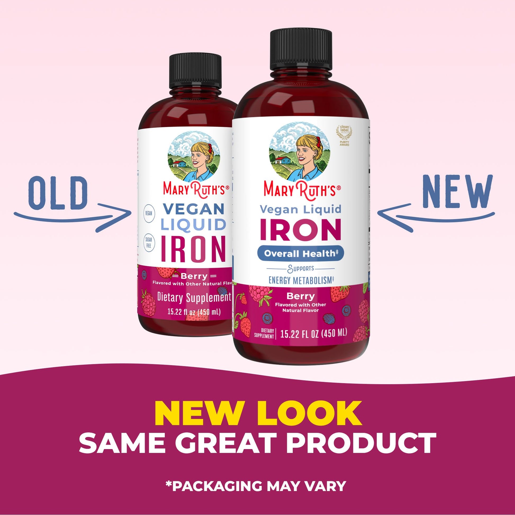 Iron Supplement for Women Men & Kids | Liquid Iron Supplement for Women Men & Kids | Iron for Healthy Blood & Oxygen | Ages 4 & Up | Sugar Free | Vegan | Non-GMO | Gluten Free | 15.22 Fl Oz MARYRUTH'S uk supplements